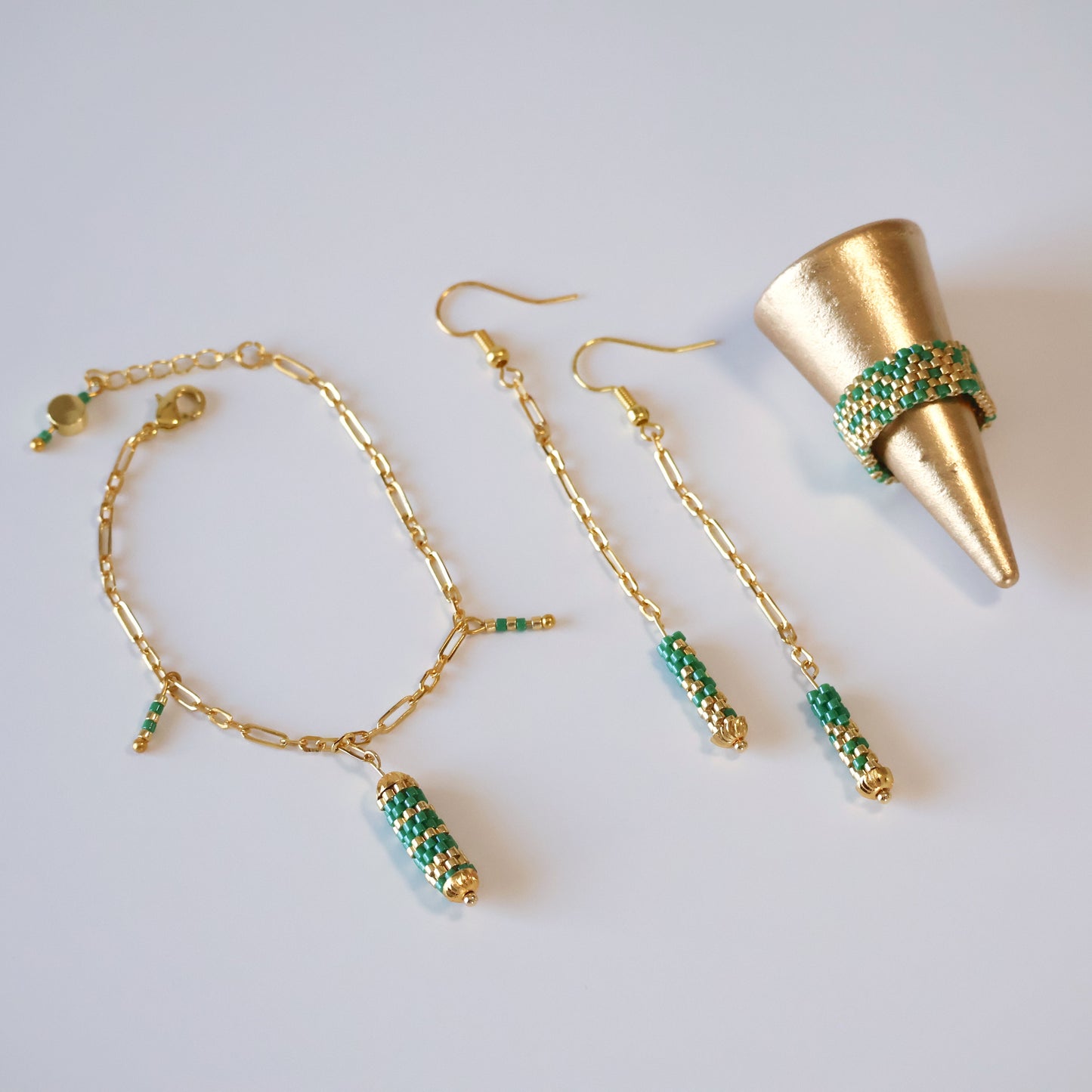 Olivia Delicate Bracelet - Green