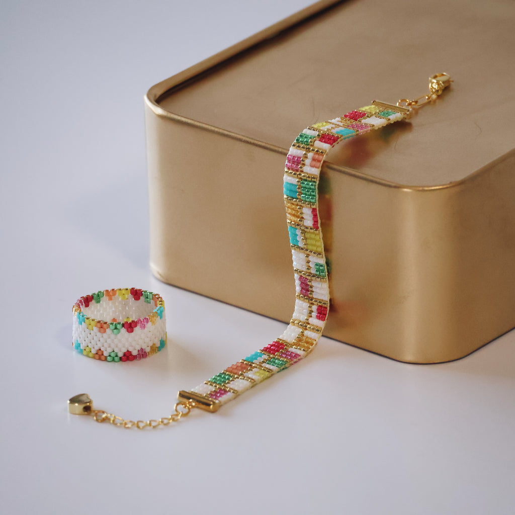 Carolina Minimalist Bracelet - Multi Pastel