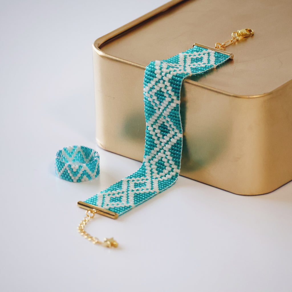 Joni Classic Bracelet - Turq.