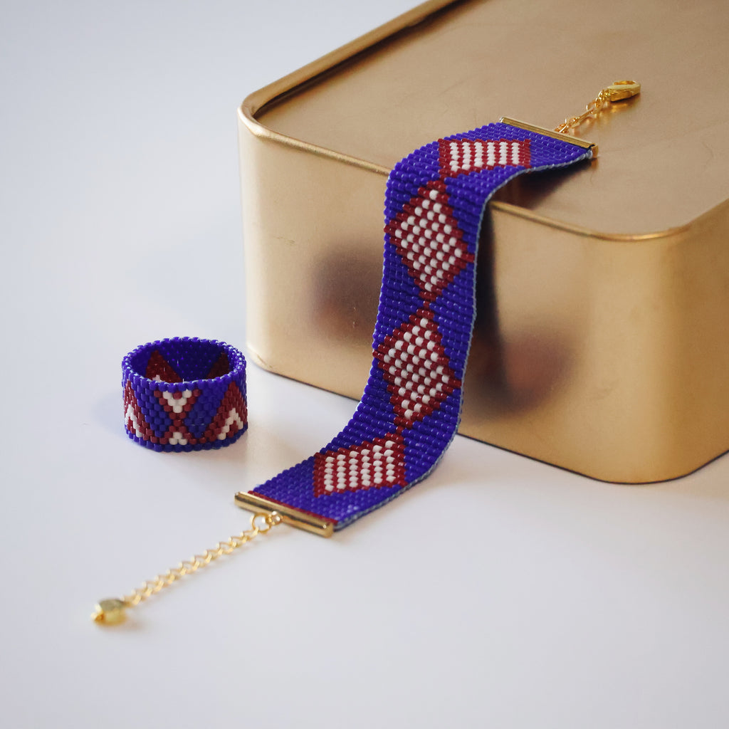 Joni Bold Ring - Blue