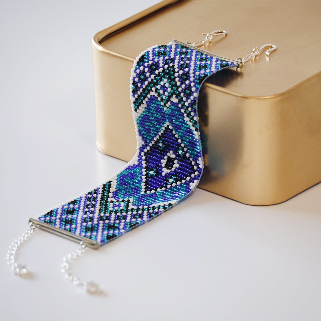 Kanta Bold Bracelet - Blue