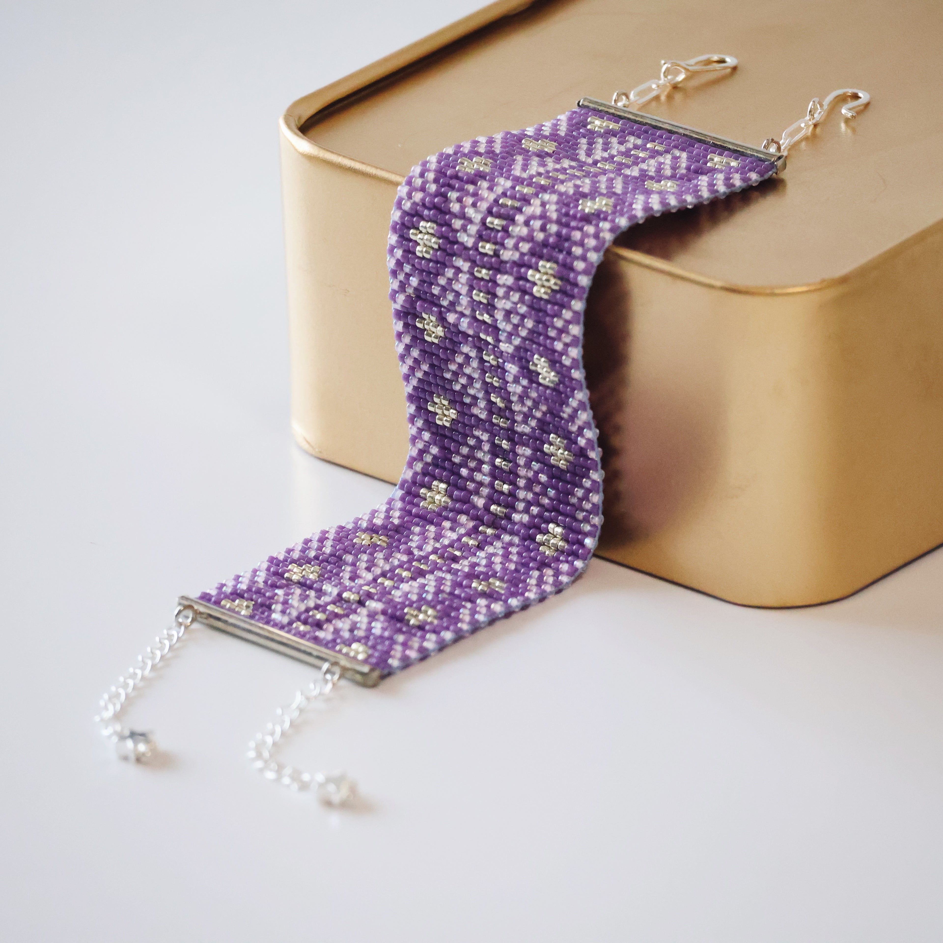 Rachel Bold Bracelet - Purple