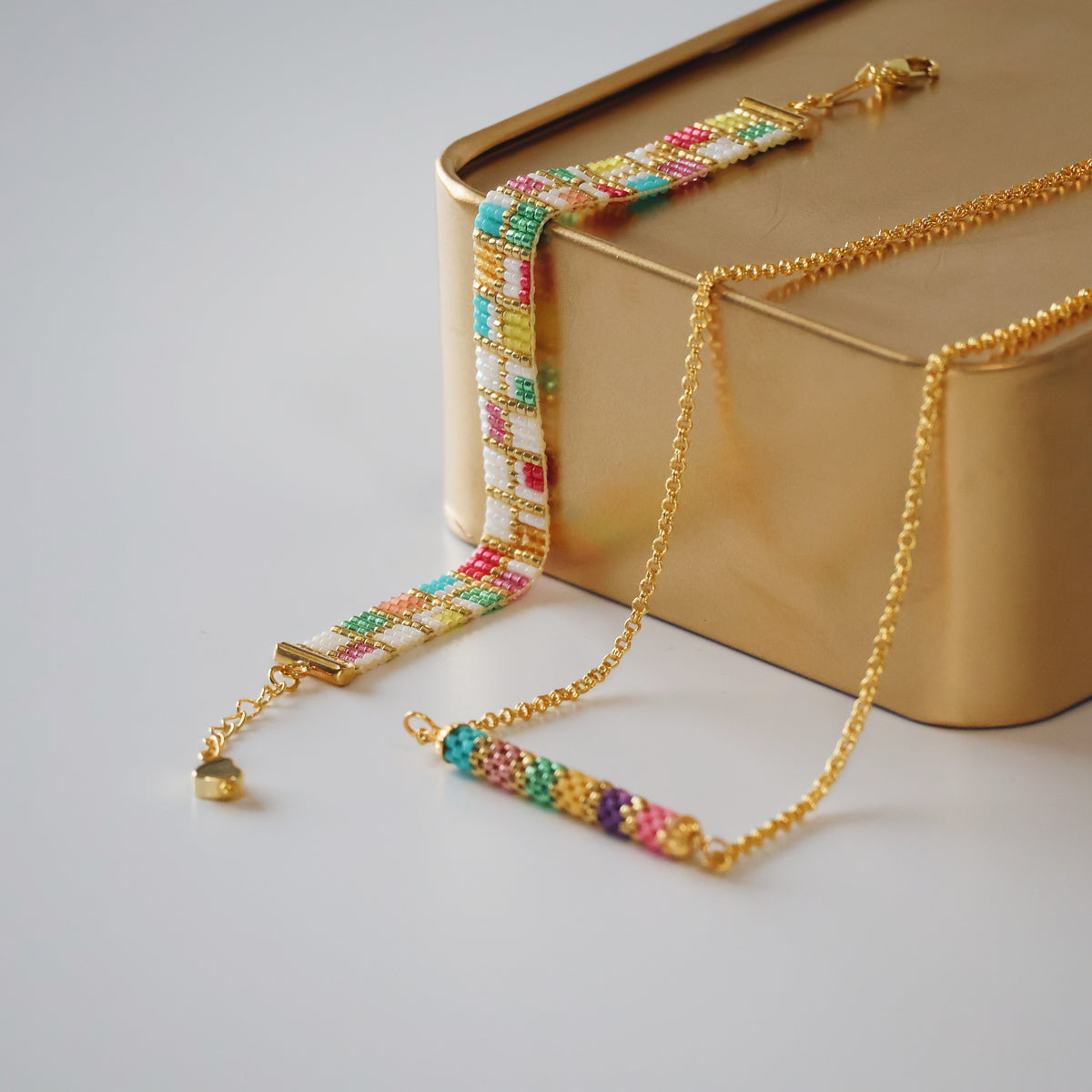 Carolina Minimalist Bracelet - Multi Pastel