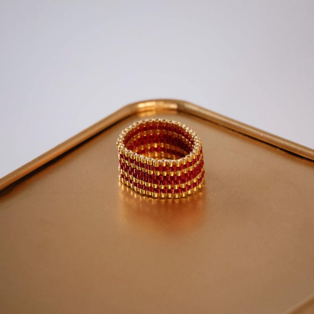 Olivia Classic Ring - Red