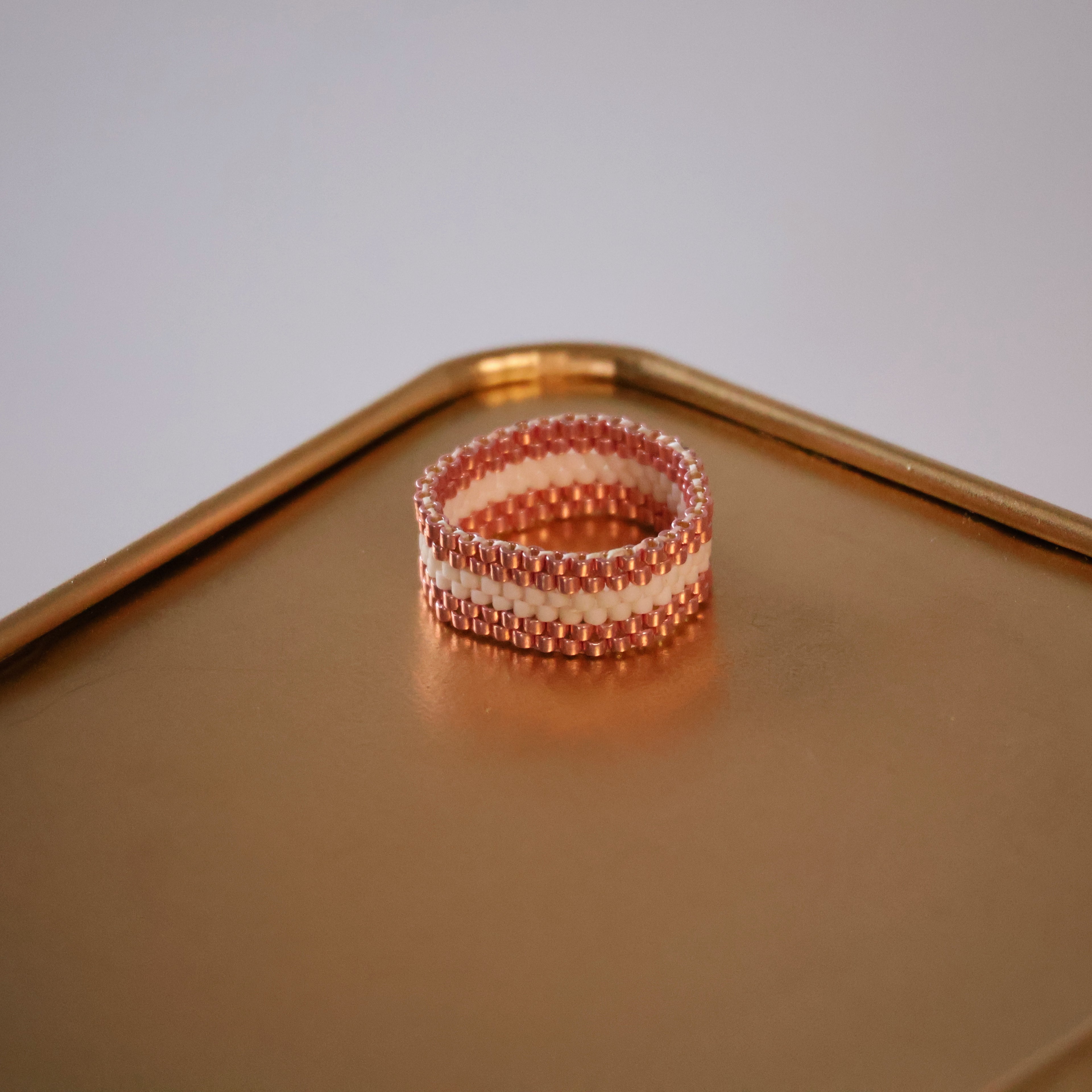 Madeleine Minimalist Ring - Pink