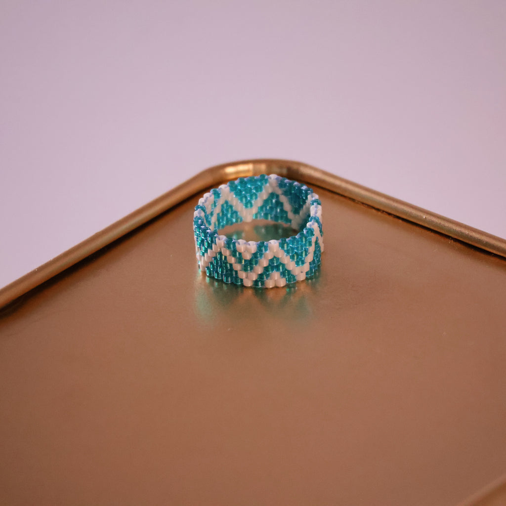 Joni Minimalist Ring - Turq.