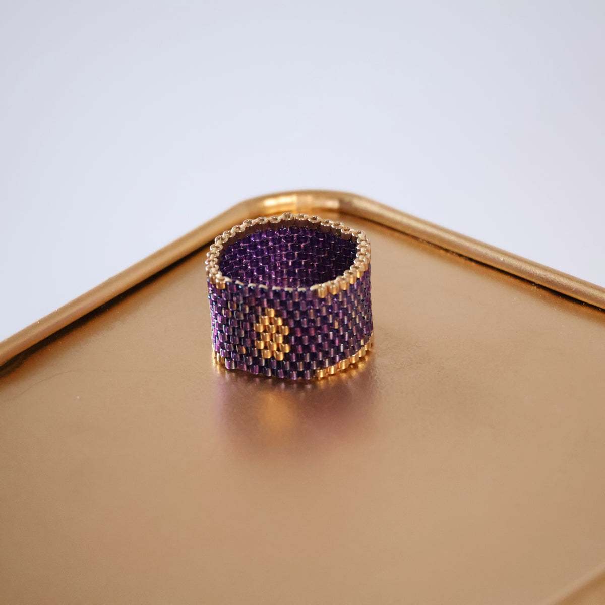 Pailey Bold Ring - Purple