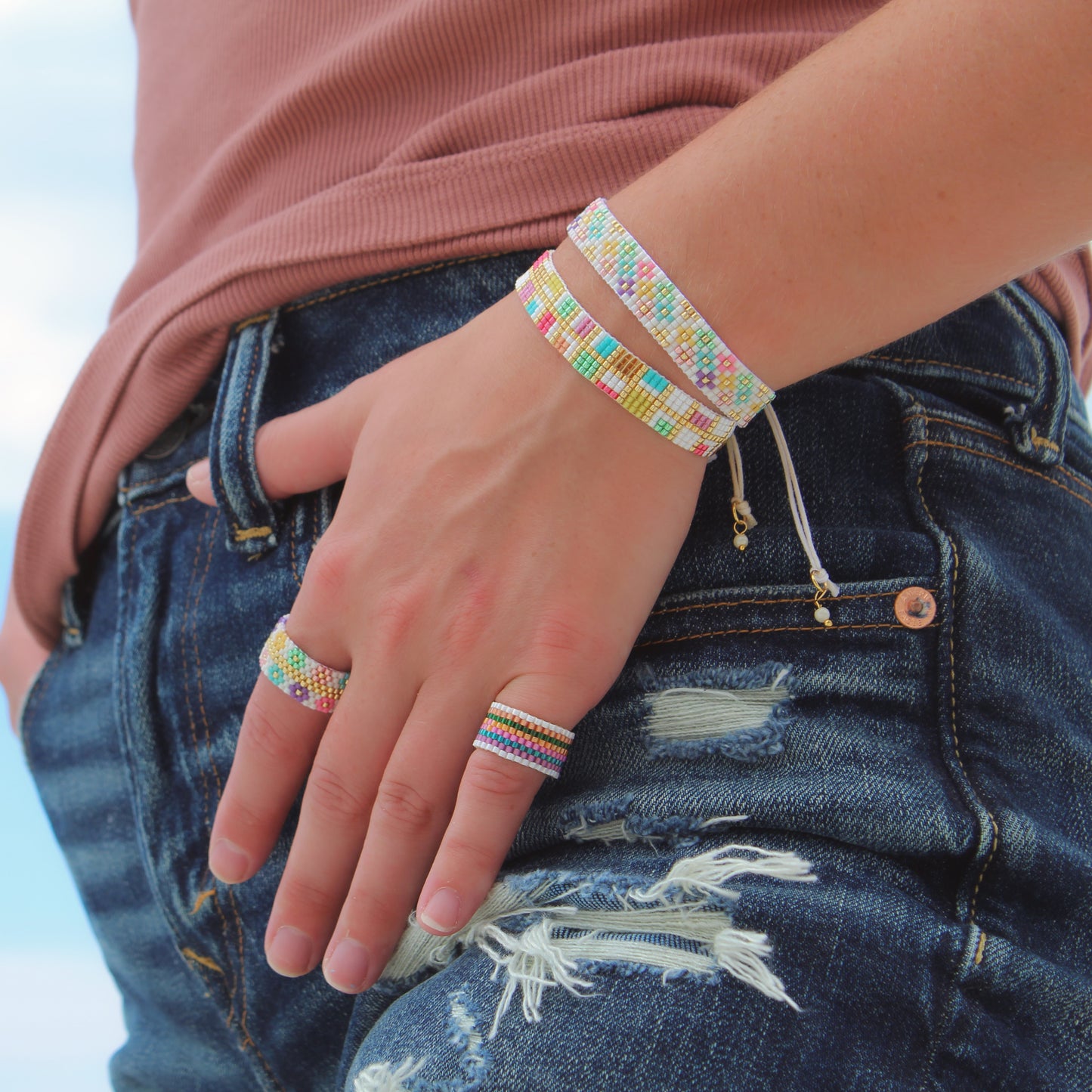 Madeleine Minimalist Bracelet - Multi