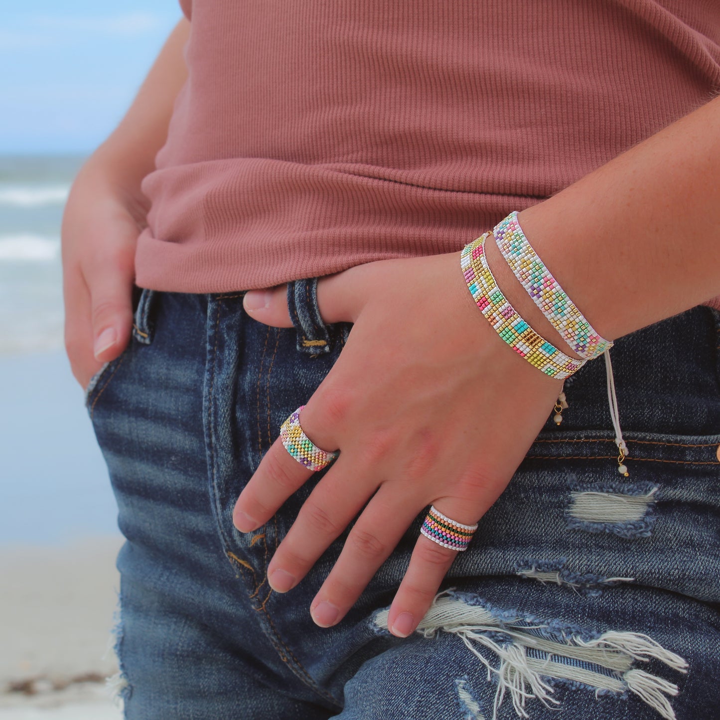 Madeleine Minimalist Bracelet - Multi