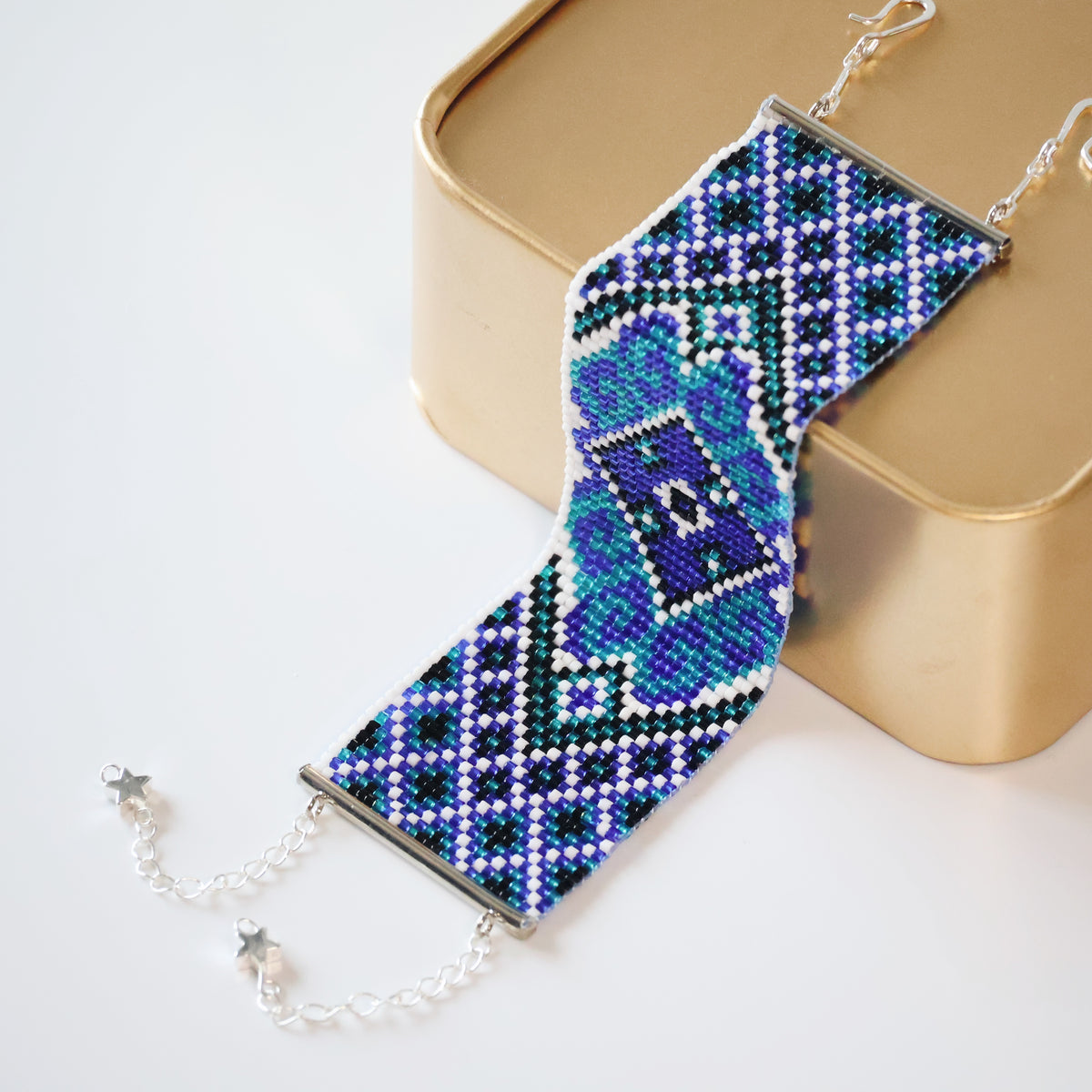 Kanta Bold Bracelet - Blue