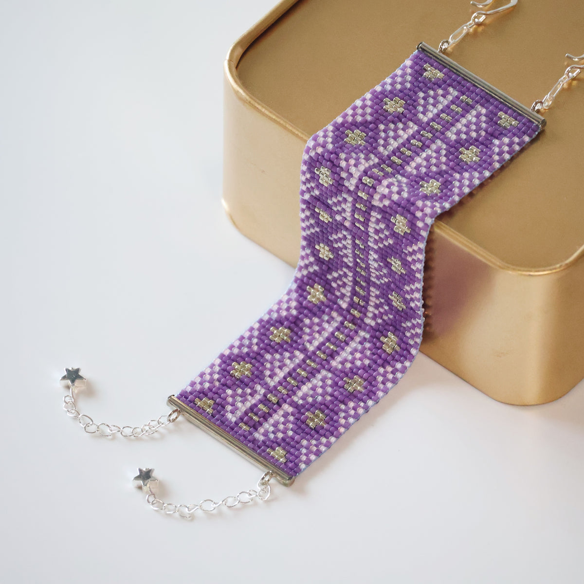 Rachel Bold Bracelet - Purple