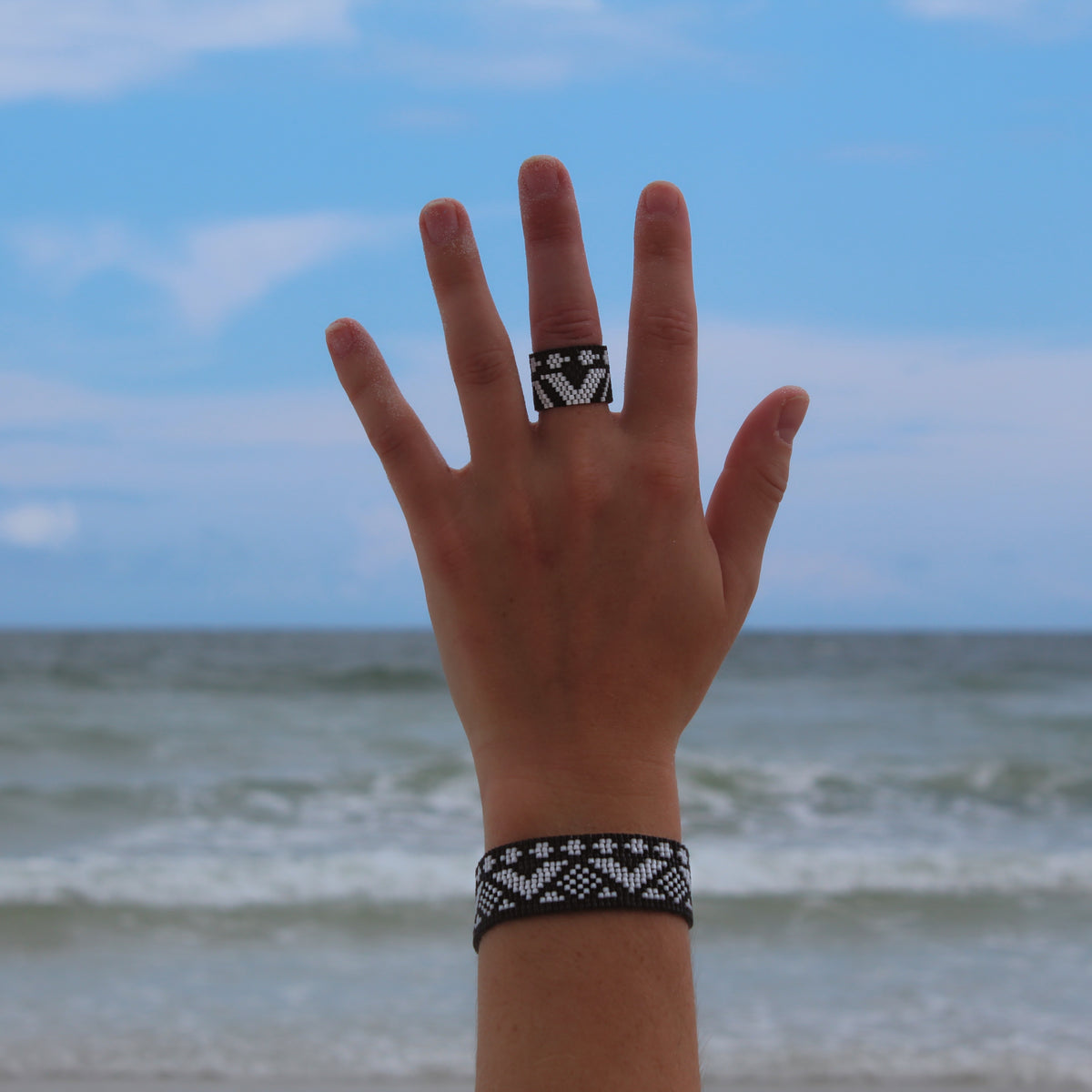 Jane Bold Ring - Black