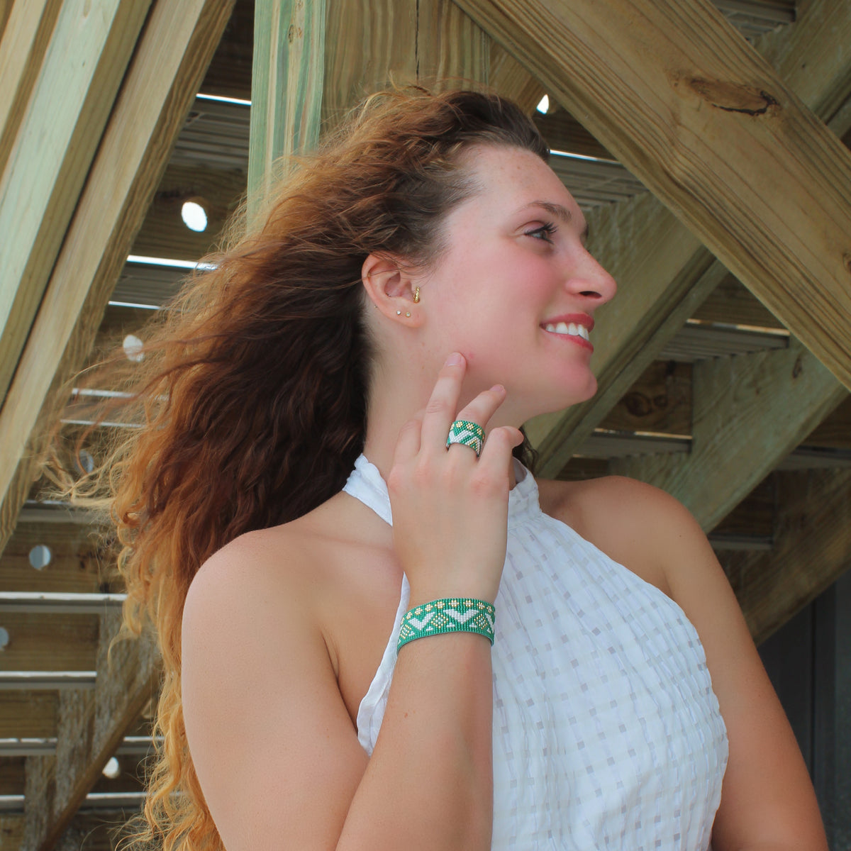 Jane Classic Bracelet - Green