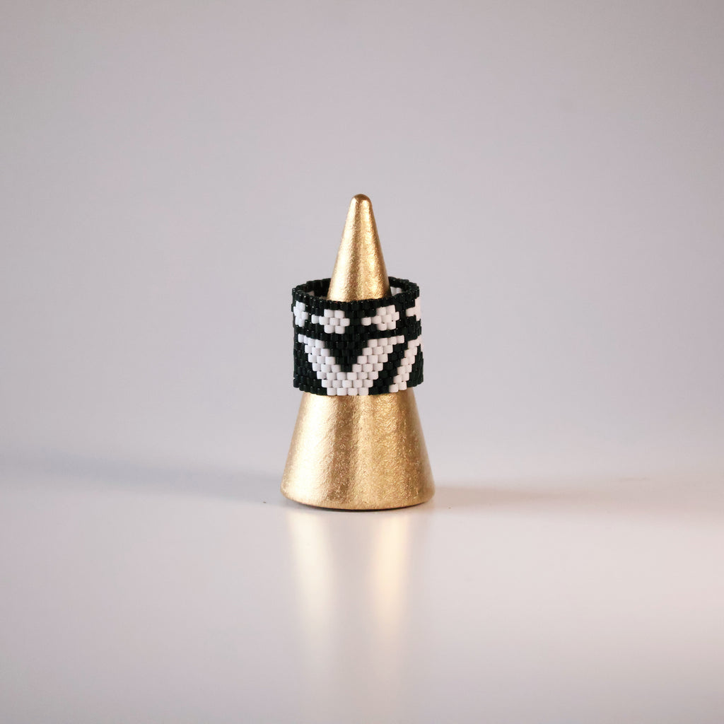 Jane Bold Ring - Black