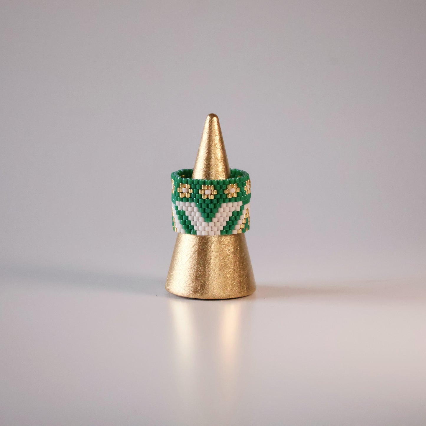 Jane Bold Ring - Green