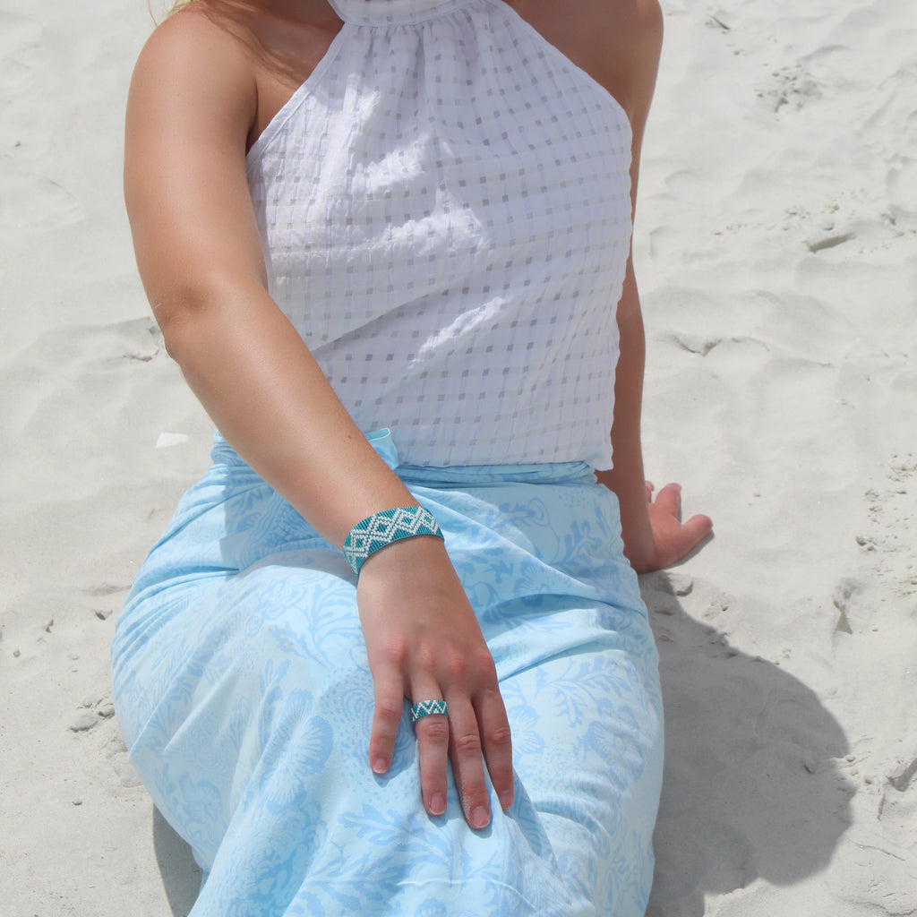 Joni Classic Bracelet - Turq.