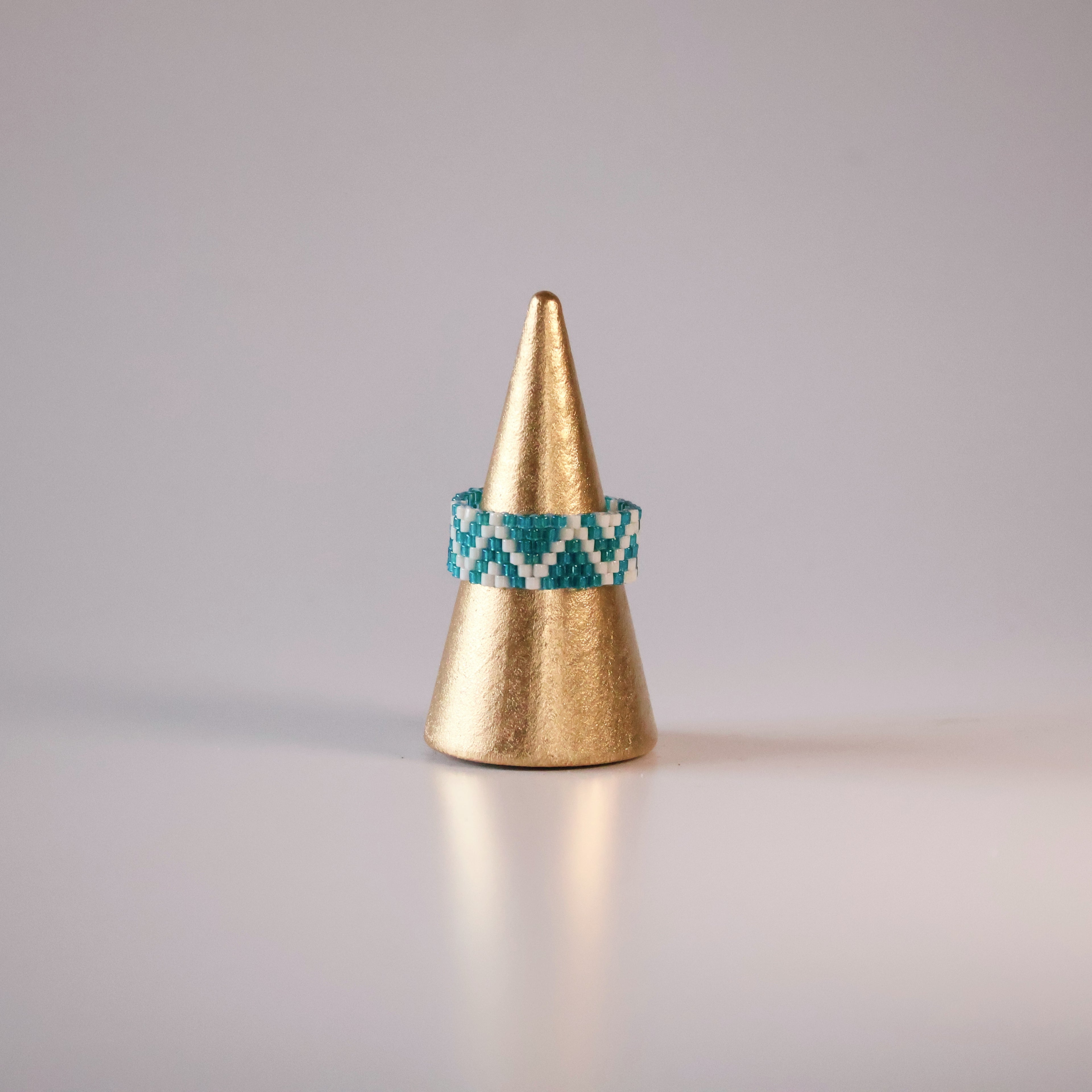 Joni Minimalist Ring - Turq.