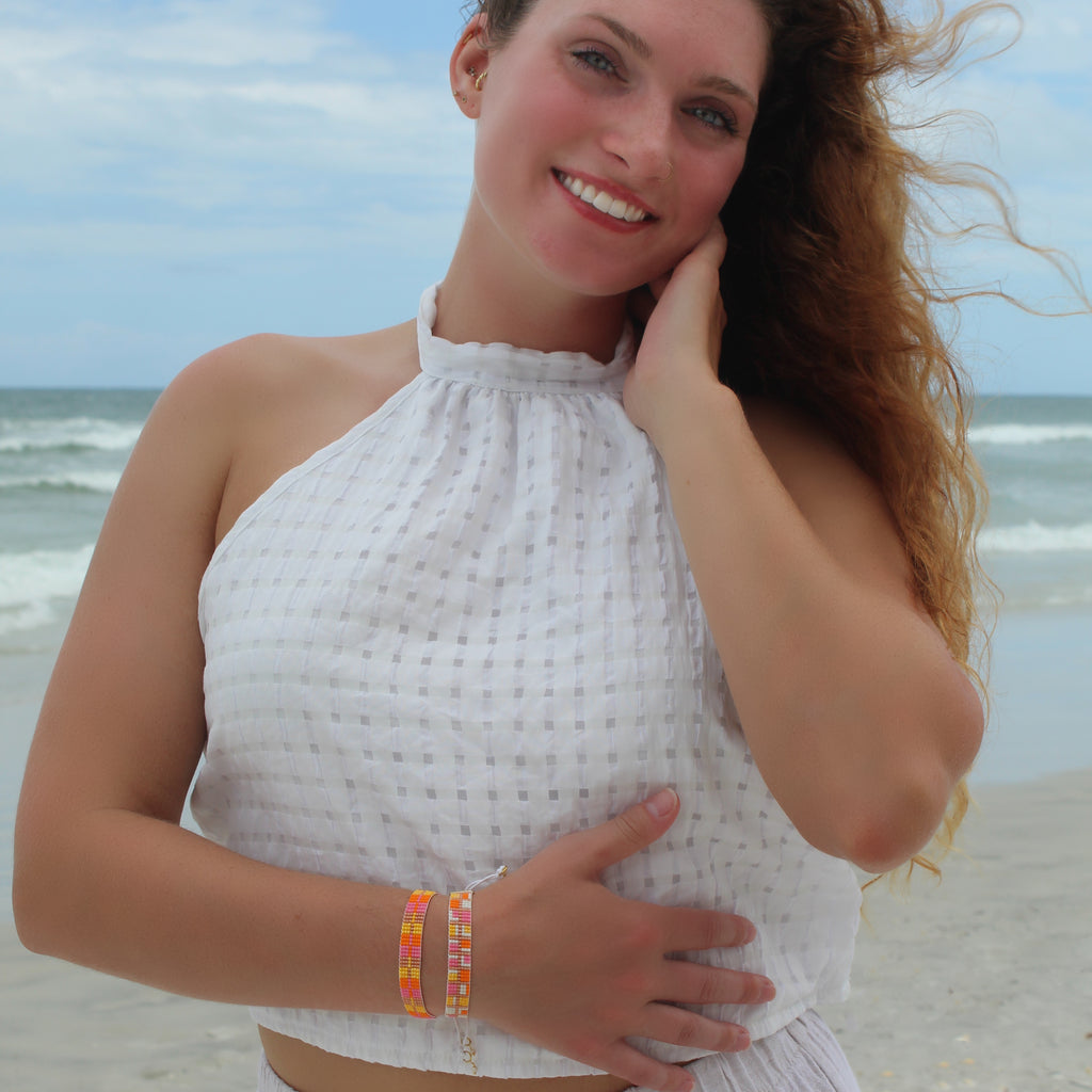 Carolina Minimalist Bracelet - Orange