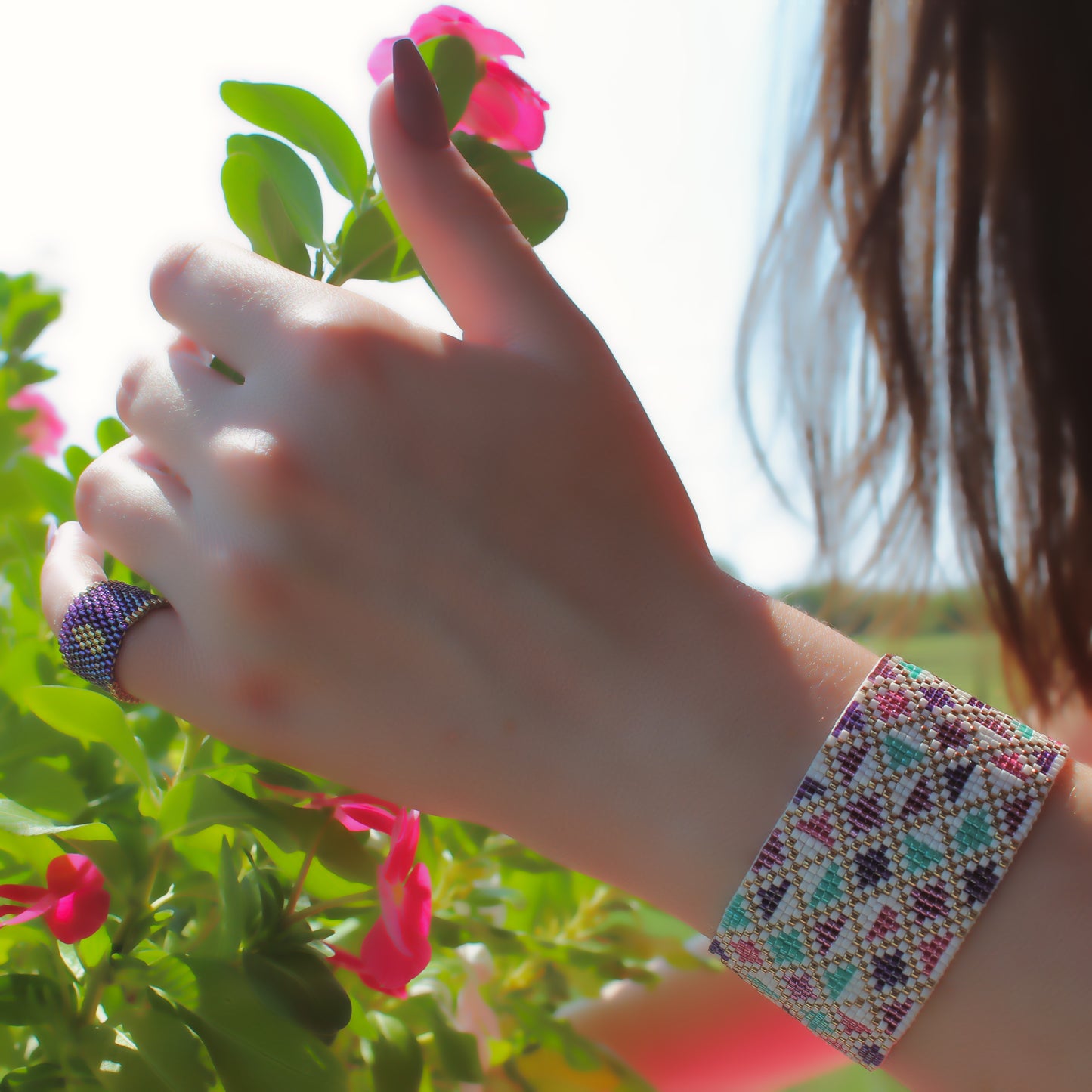 Pailey Bold Bracelet - White