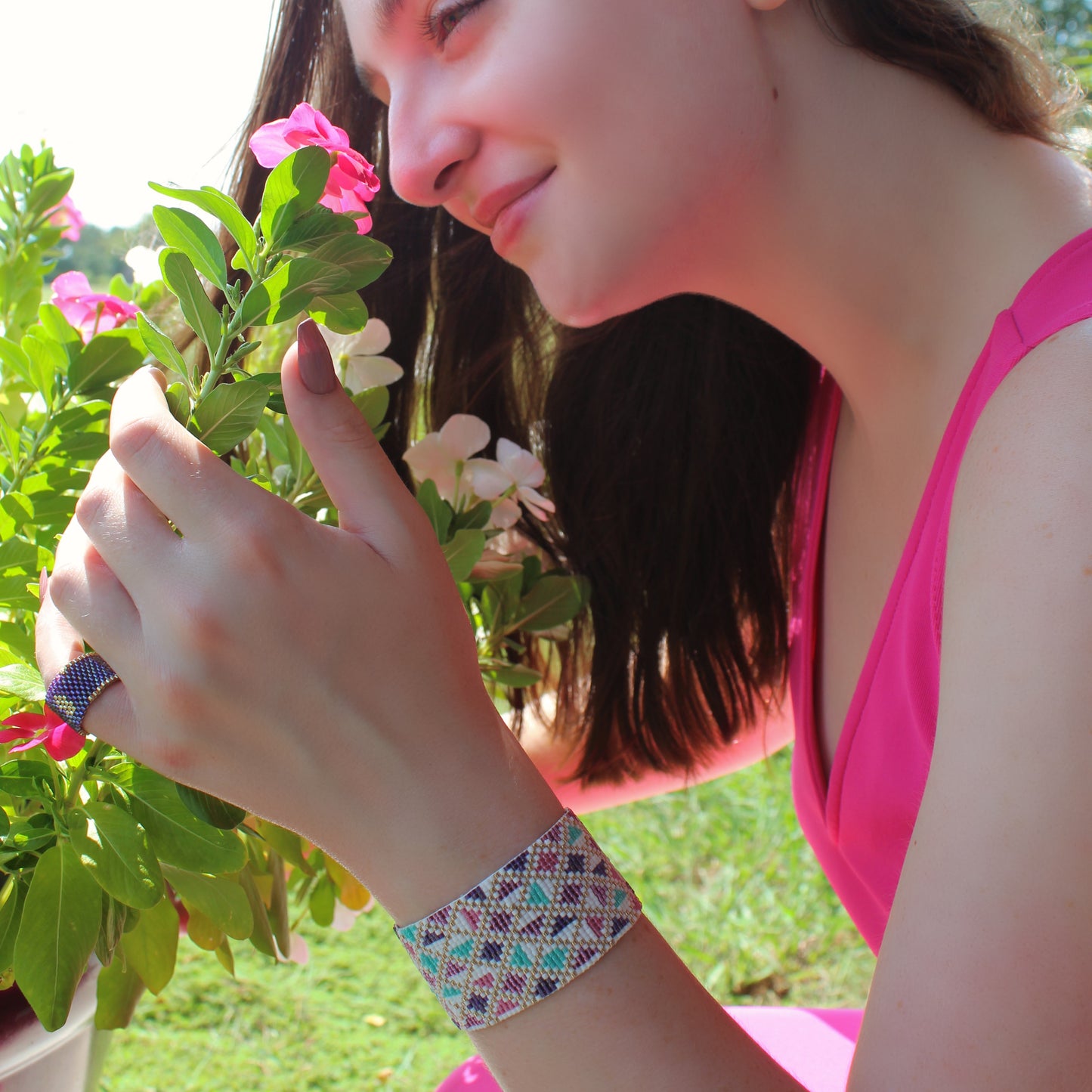 Pailey Bold Bracelet - White