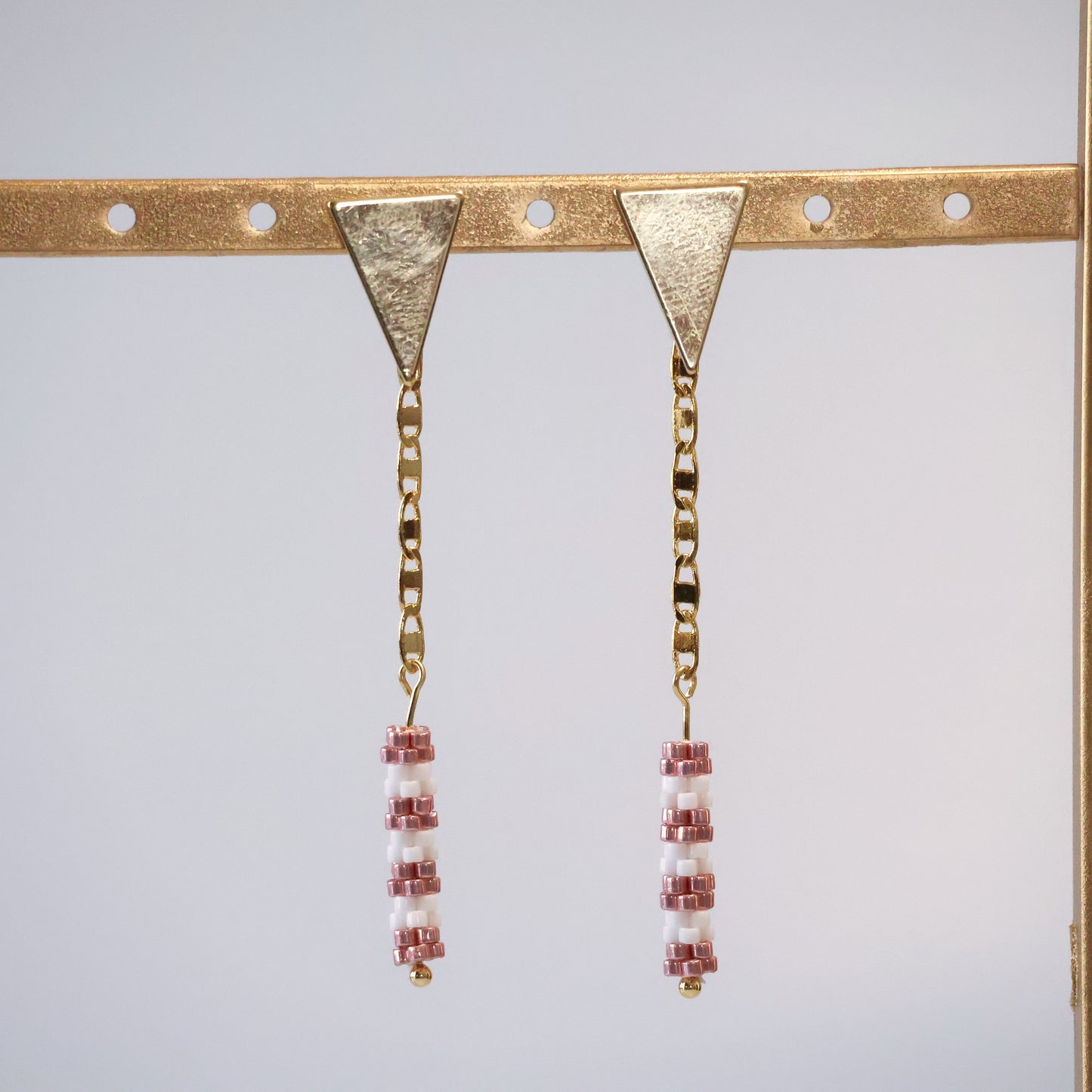 Olivia Delicate Earrings - Pink