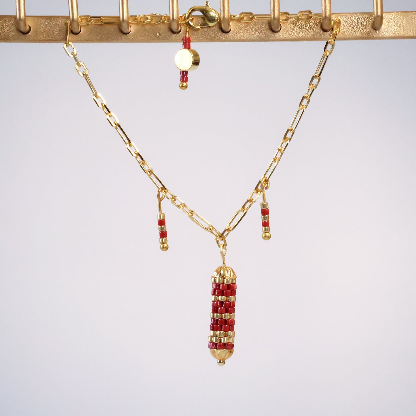 Olivia Delicate Bracelet - Red