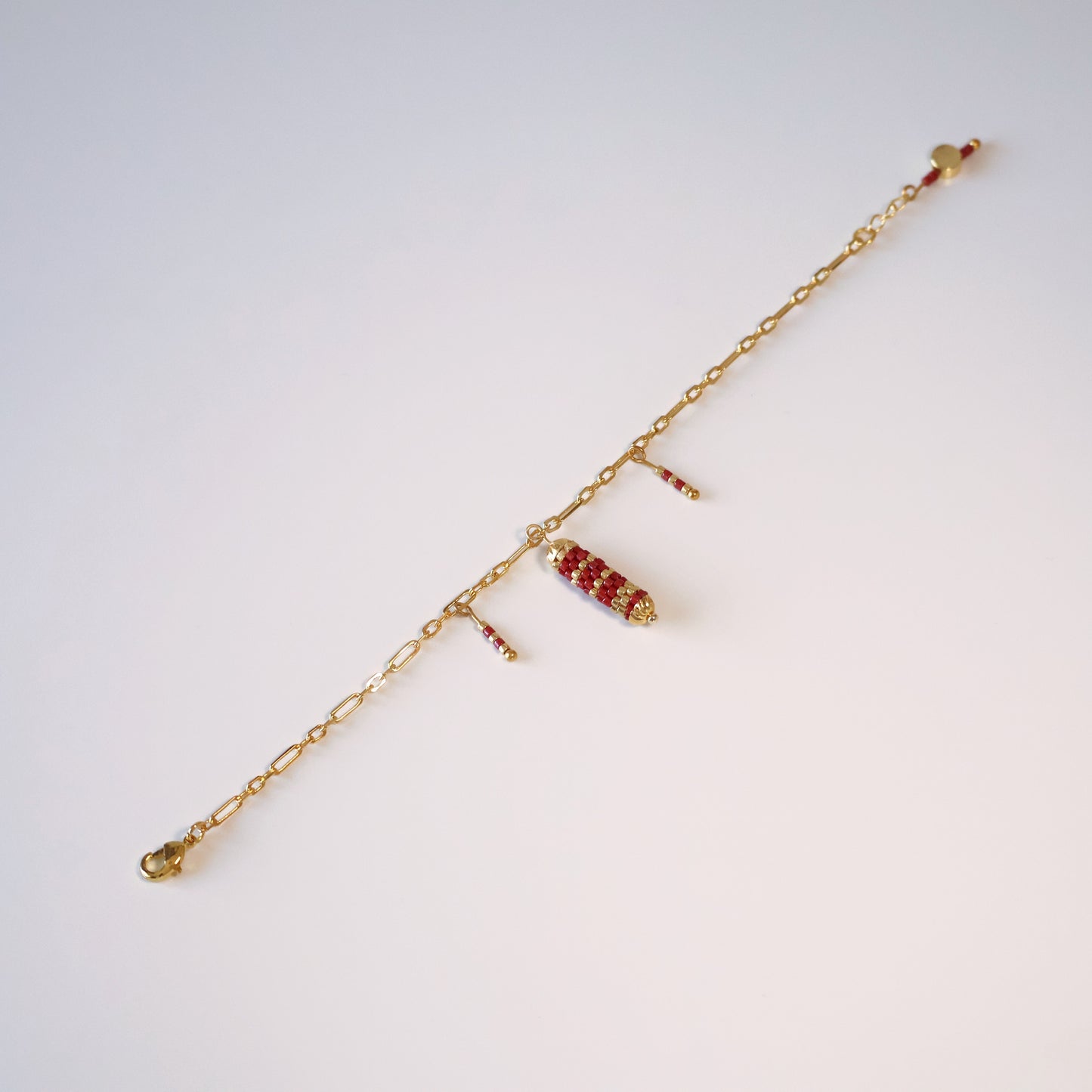 Olivia Delicate Bracelet - Red