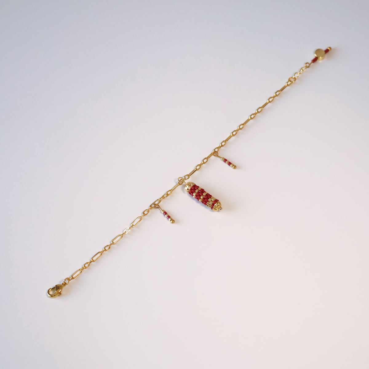 Olivia Delicate Bracelet - Red