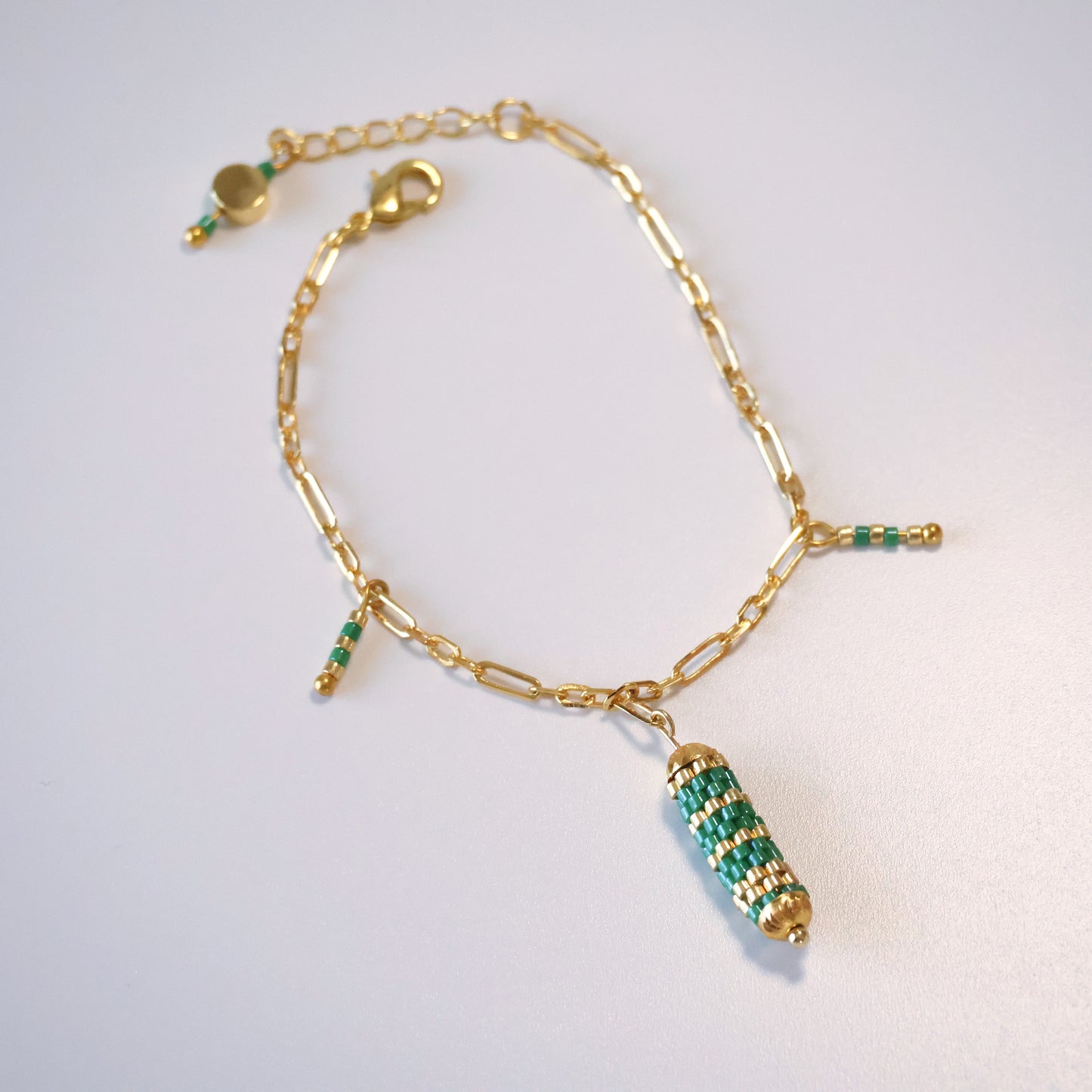 Olivia Delicate Bracelet - Green