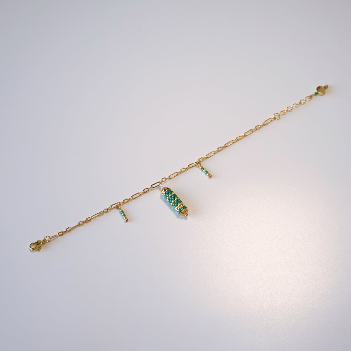 Olivia Delicate Bracelet - Green