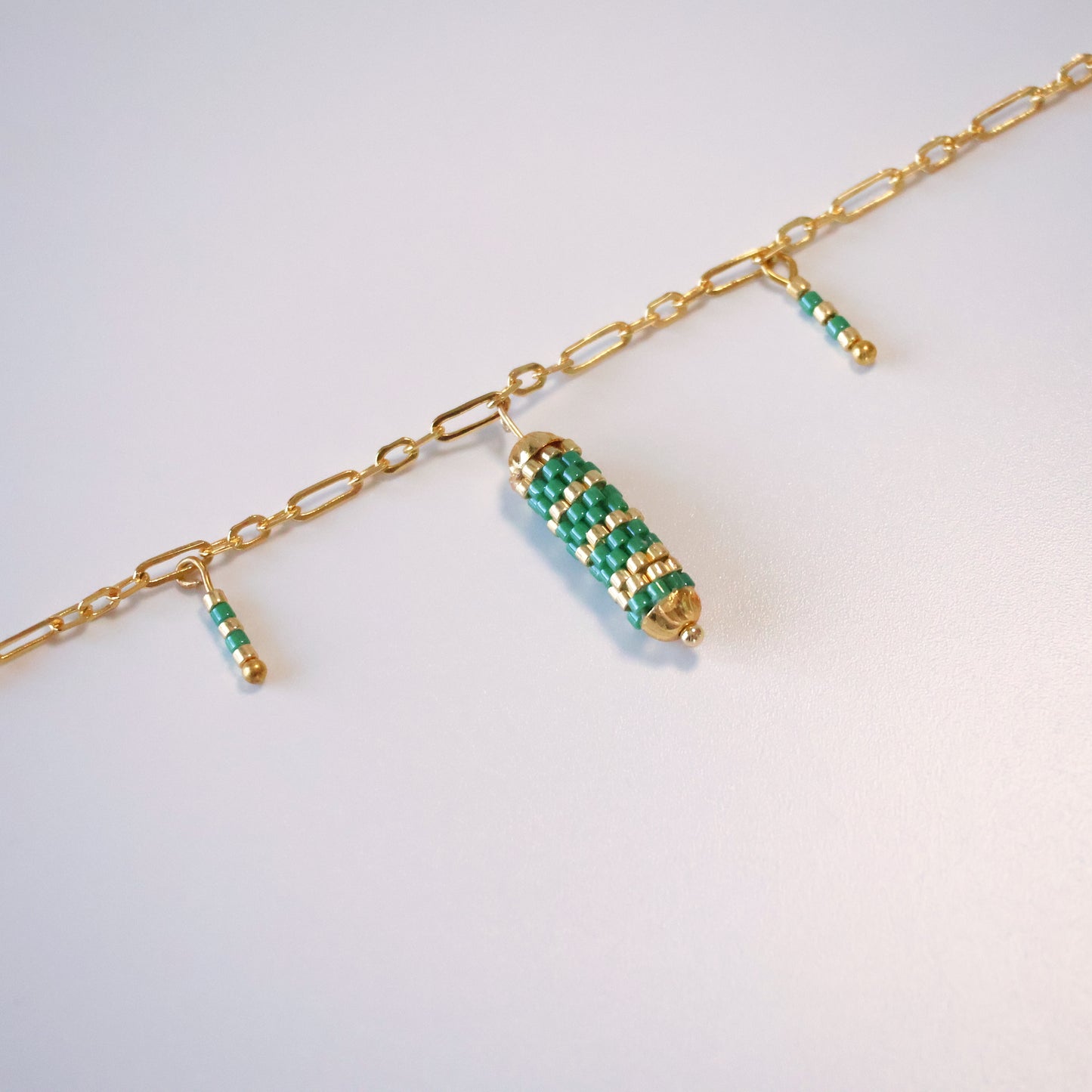 Olivia Delicate Bracelet - Green