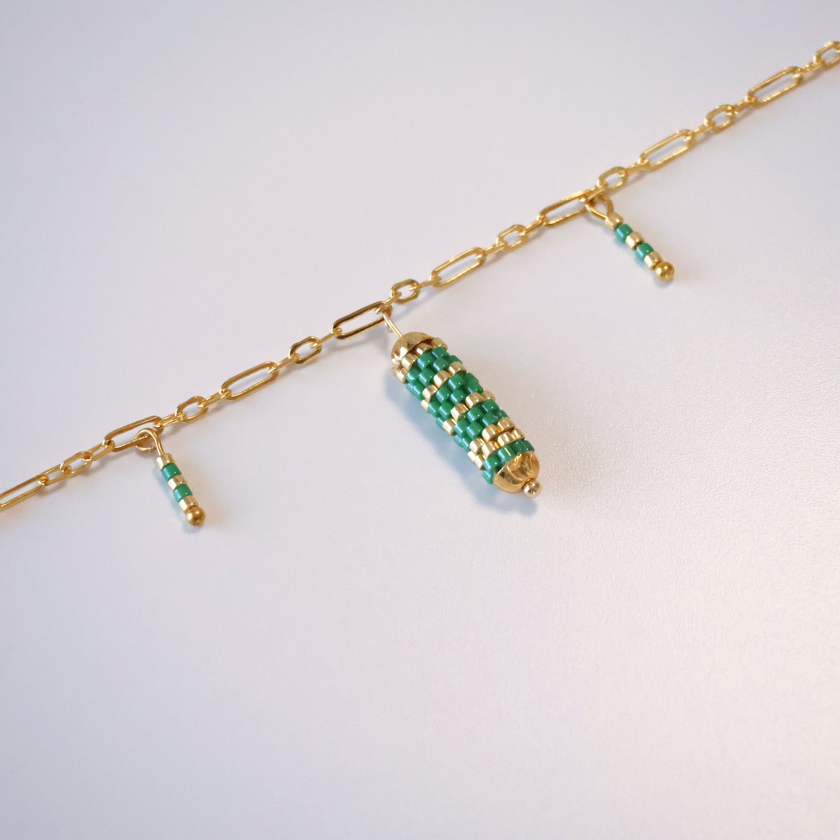 Olivia Delicate Bracelet - Green