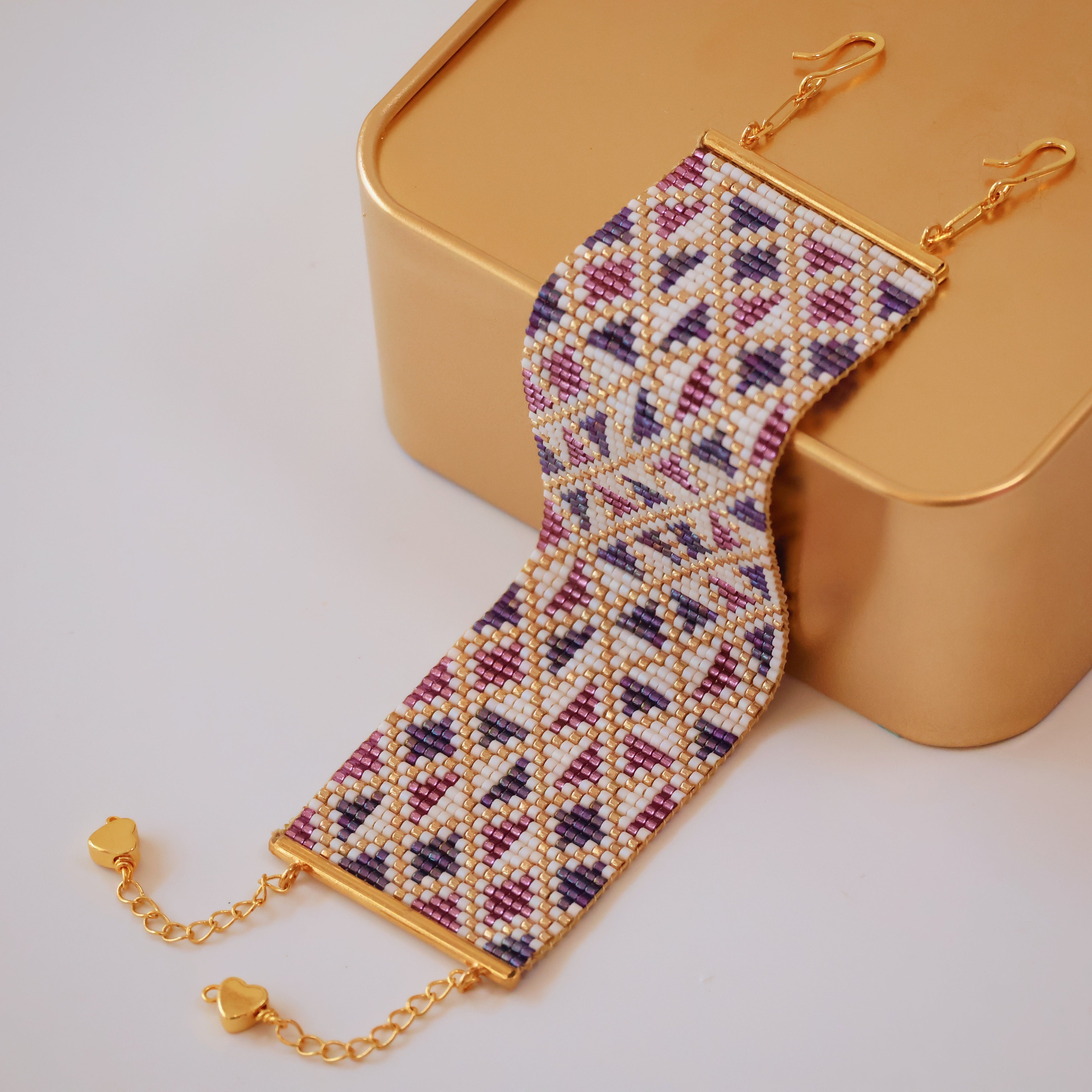 Pailey Bold Bracelet - Pink & Purple