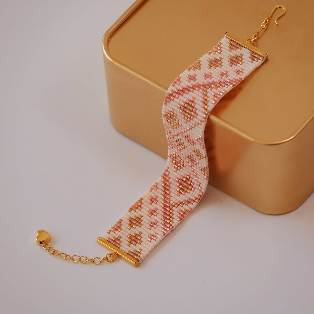 Gina Classic Bracelet - Pink & Gold