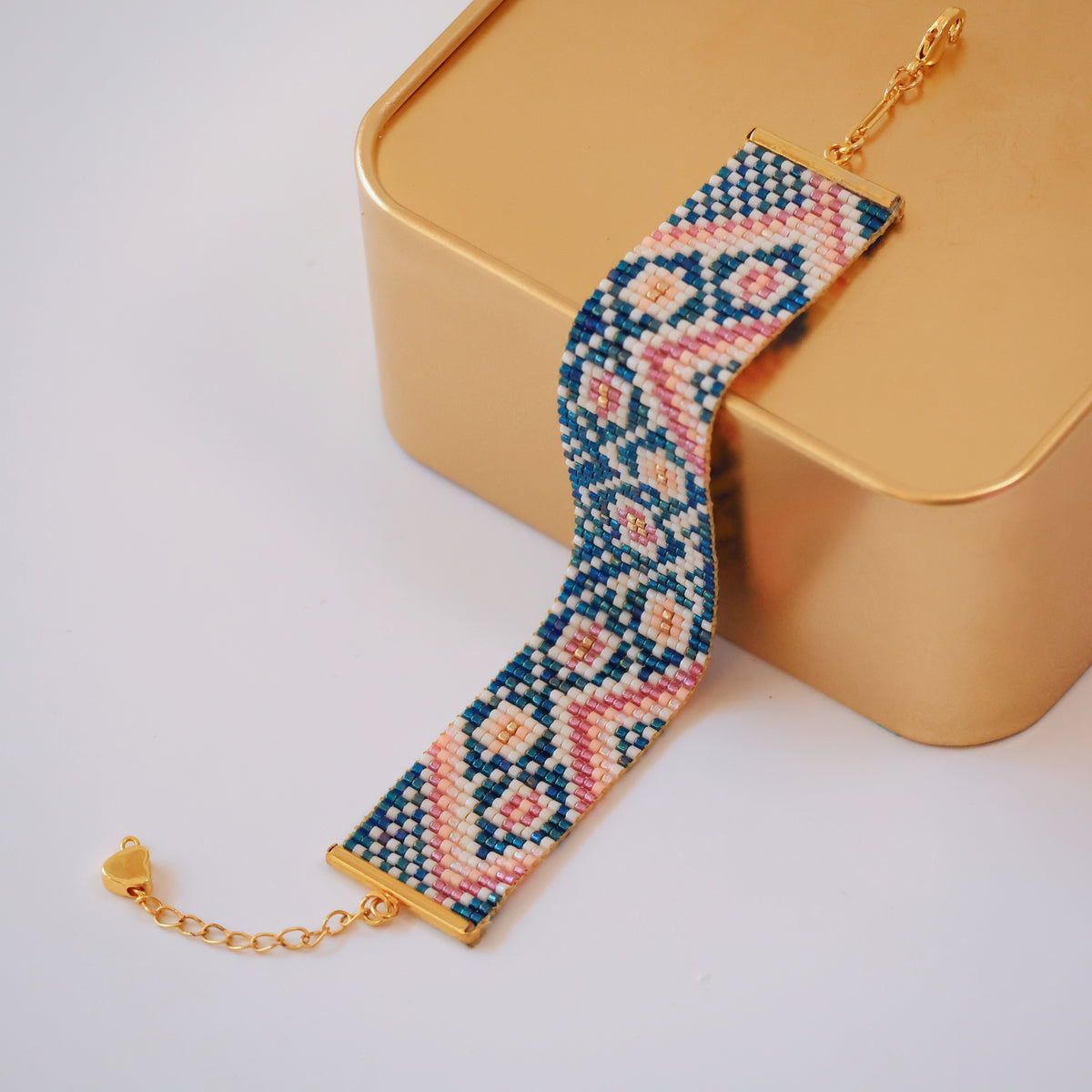 Gina Classic Bracelet - Blue & Pink