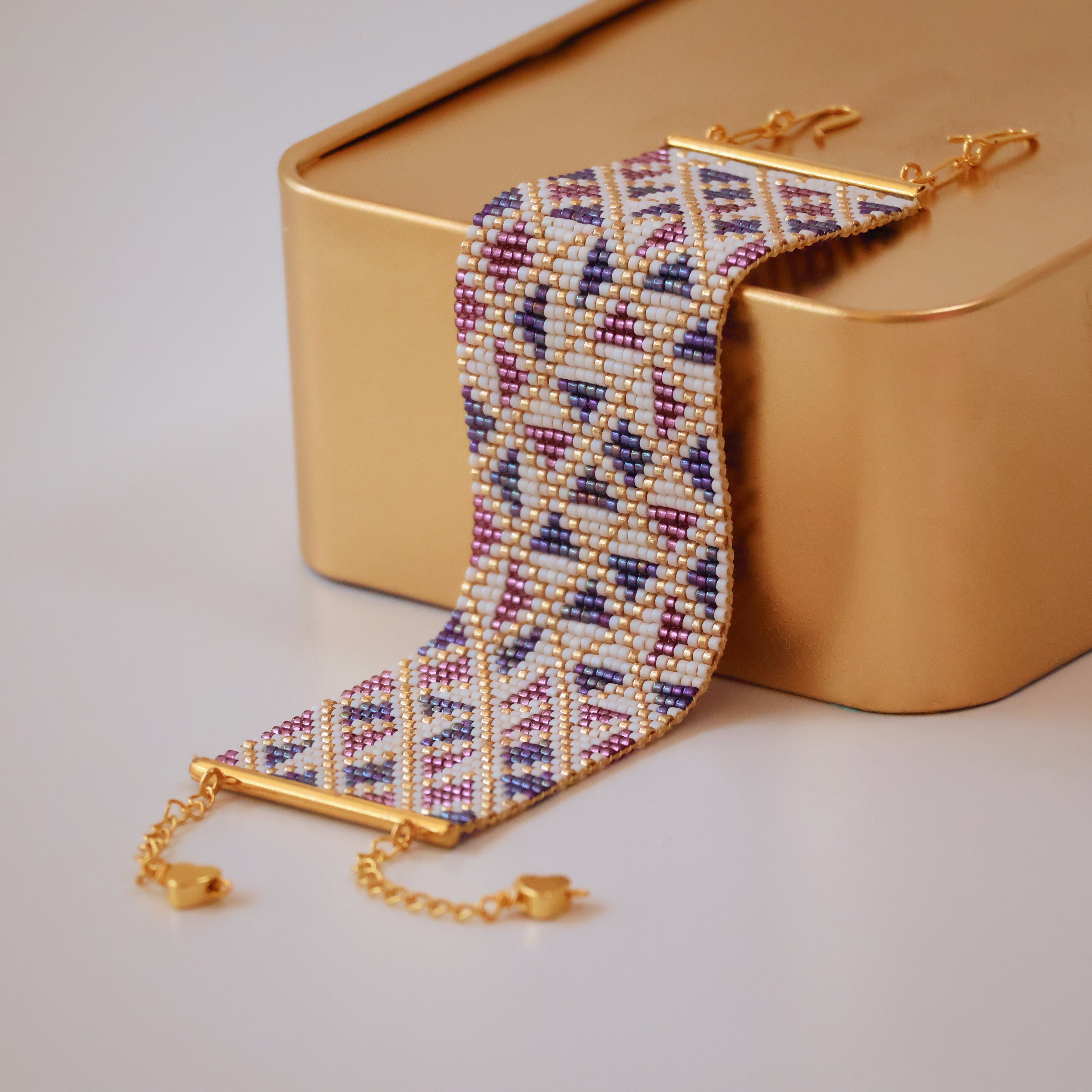 Pailey Bold Bracelet - Pink & Purple