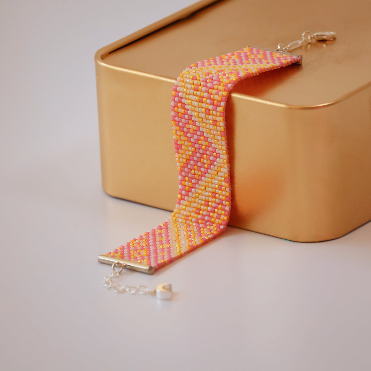 Diah Classic Bracelet - Pink & Yellow