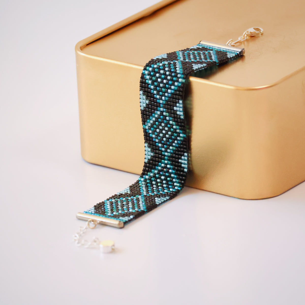 Joni Classic Bracelet - Turquoise & Black