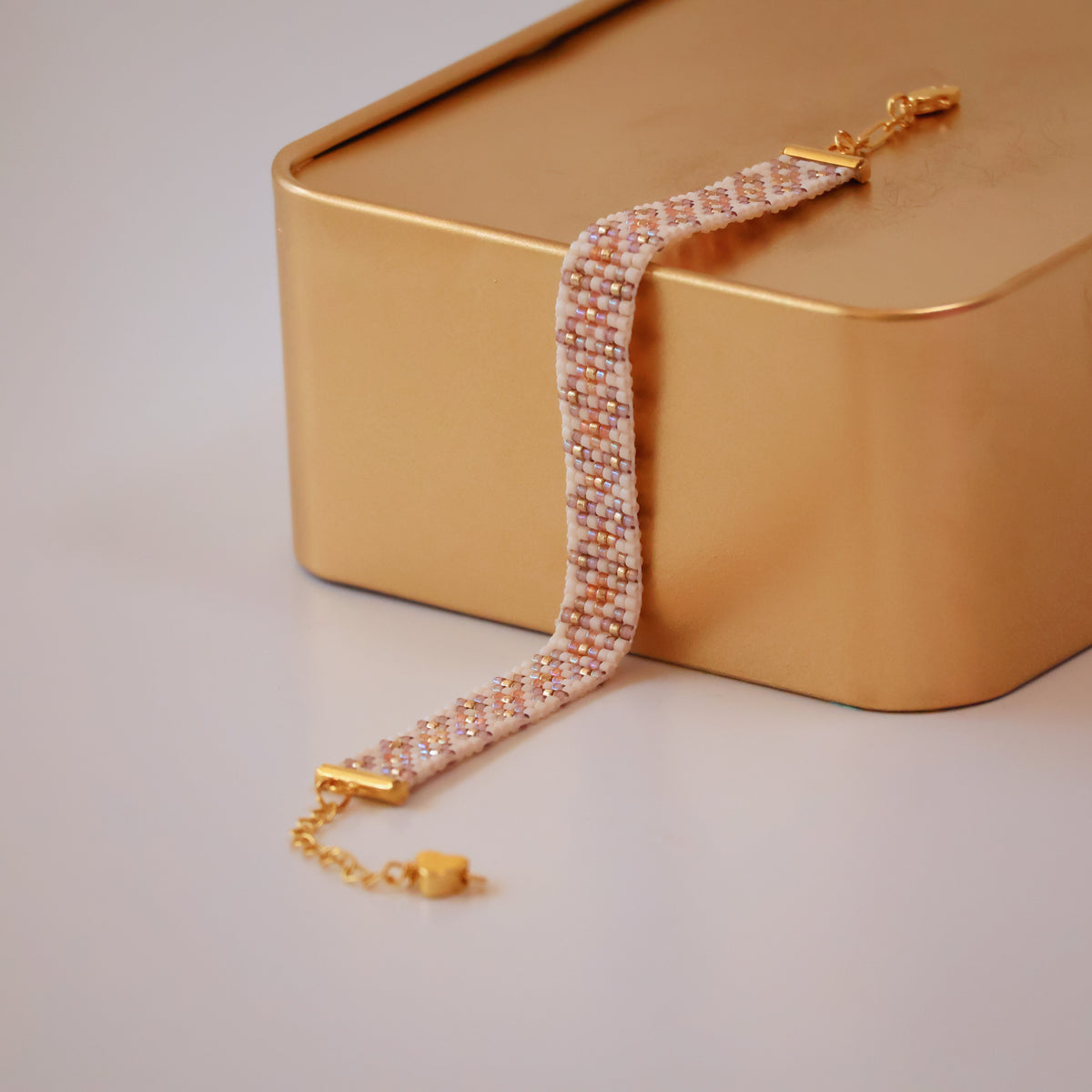 Madeleine Minimalist Bracelet - Pink & Purple