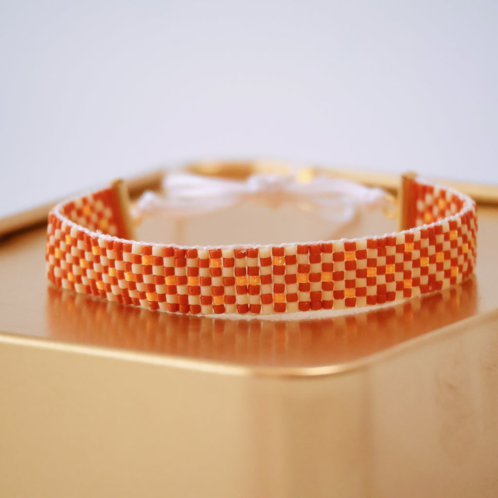 Madeleine Minimalist Bracelet - Orange