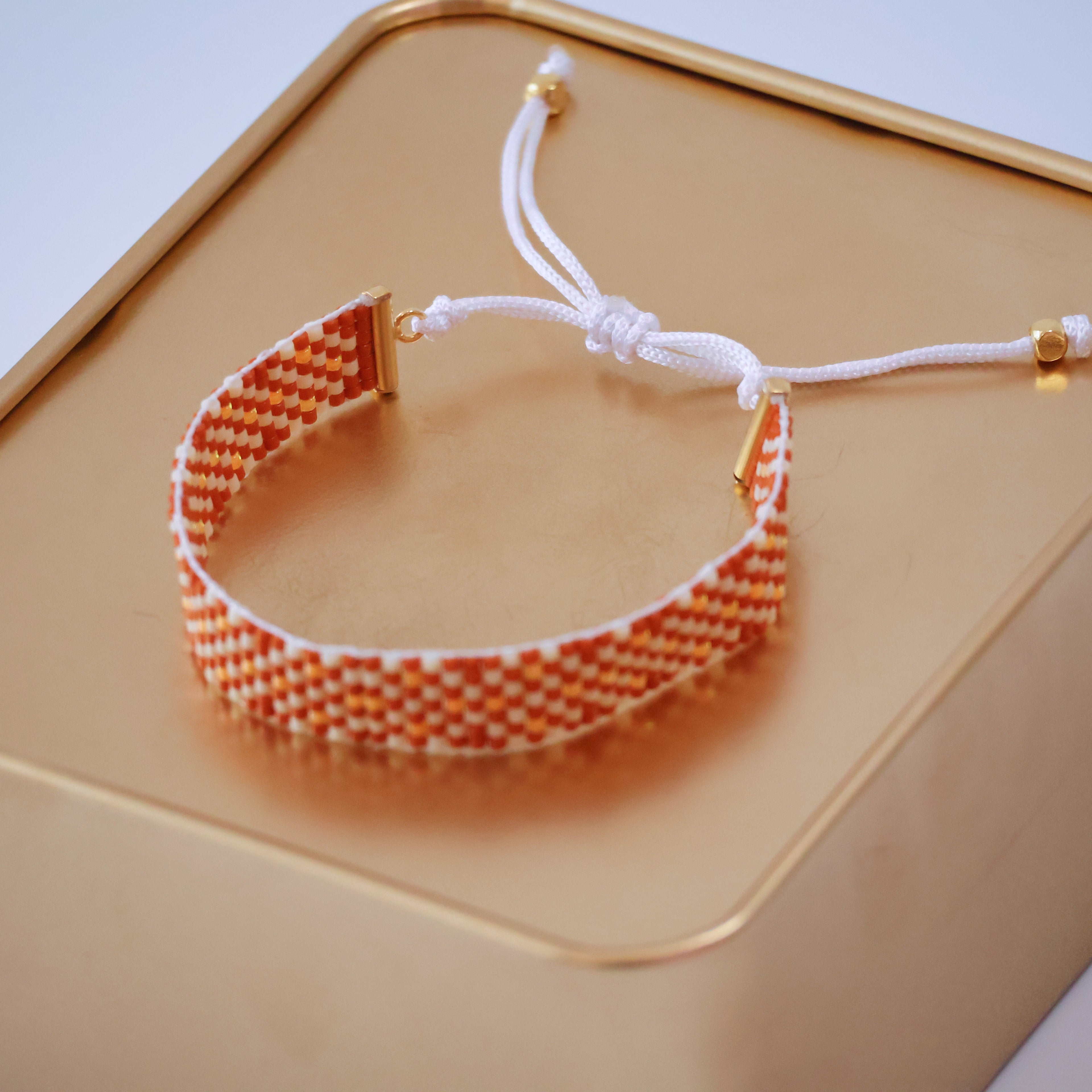 Madeleine Minimalist Bracelet - Orange