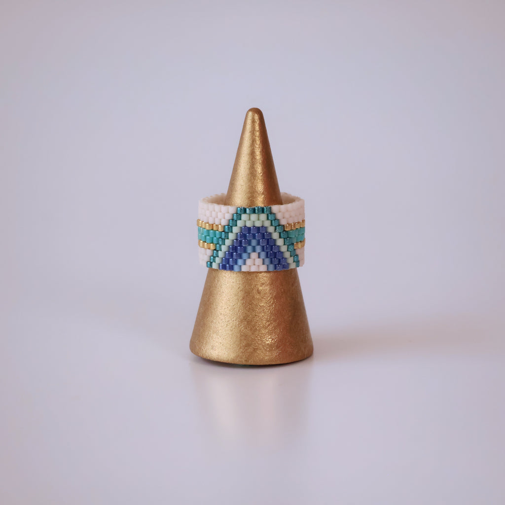 Lamiya Bold Ring - Blue