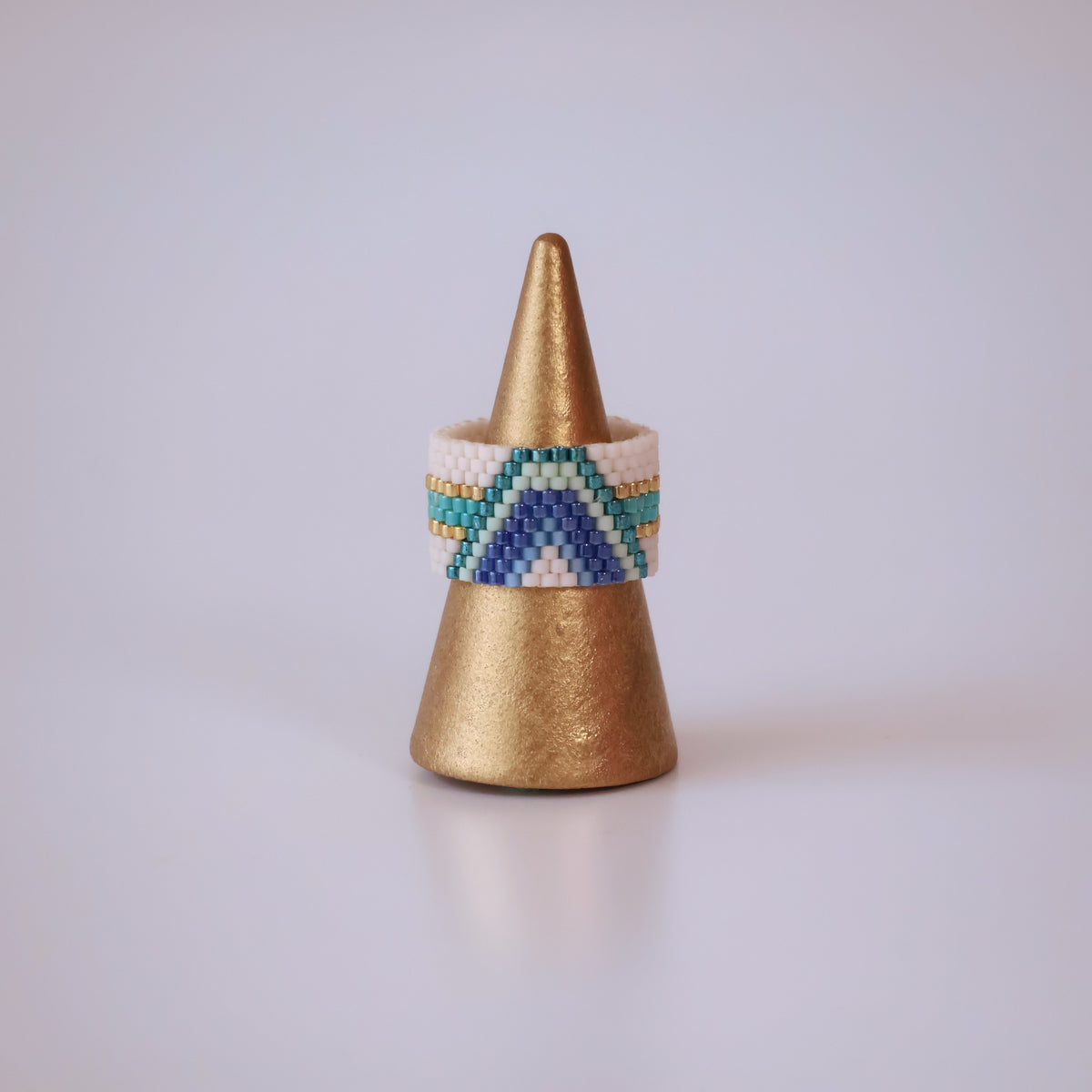 Lamiya Bold Ring - Blue
