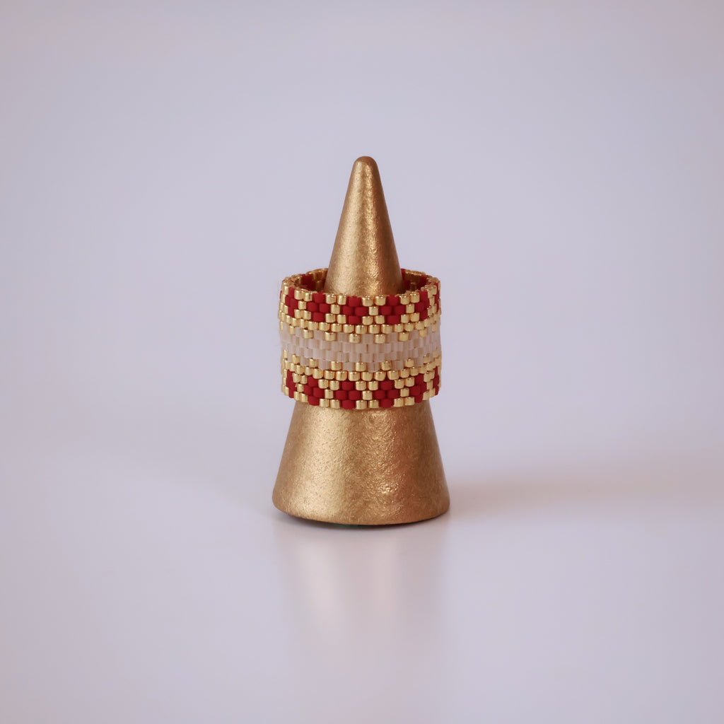 Kanta Bold Ring - Red