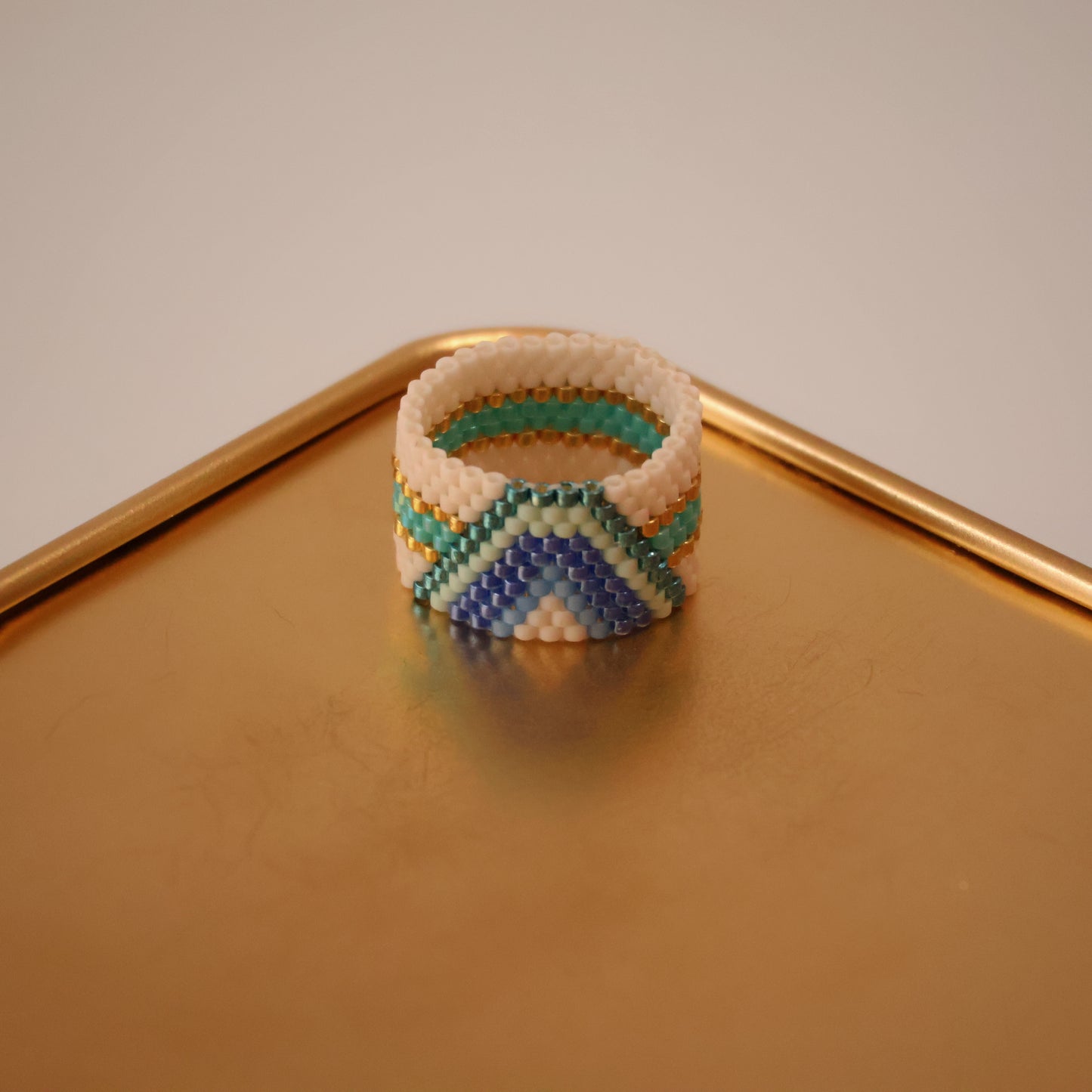 Lamiya Bold Ring - Blue