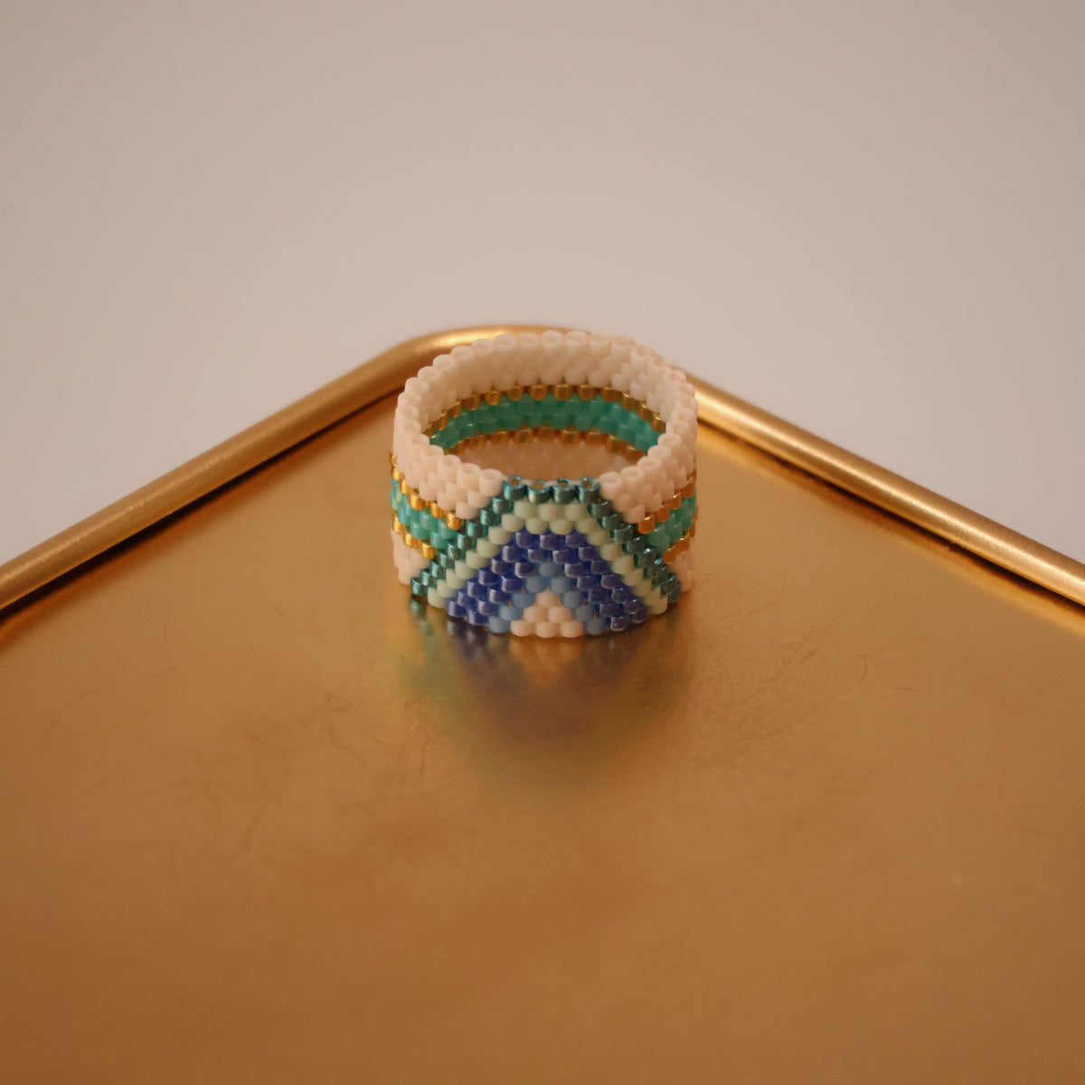 Lamiya Bold Ring - Blue