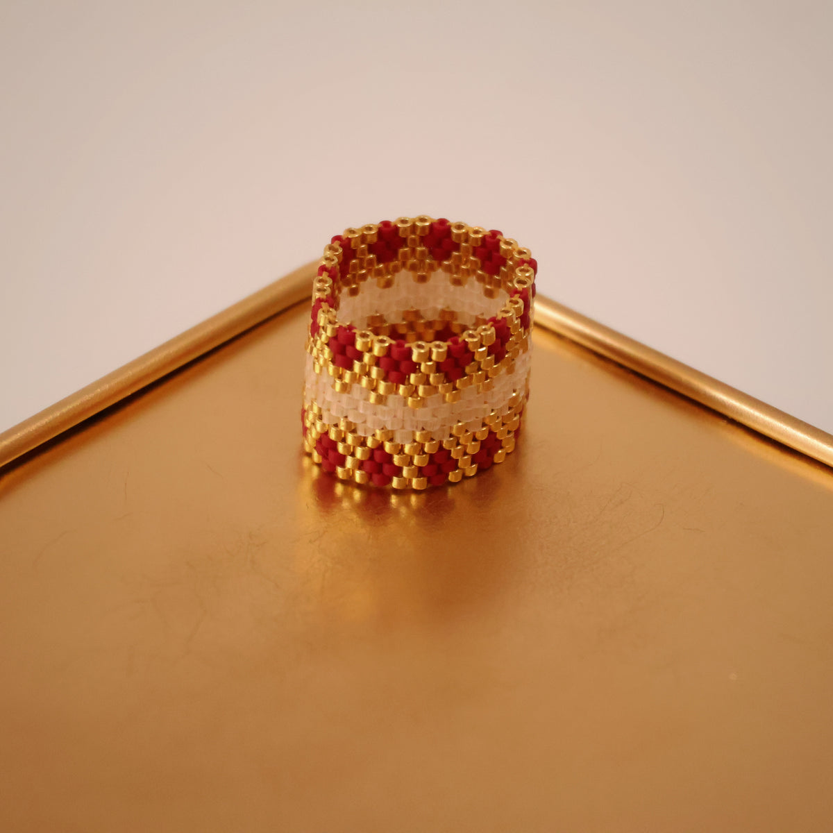 Kanta Bold Ring - Red