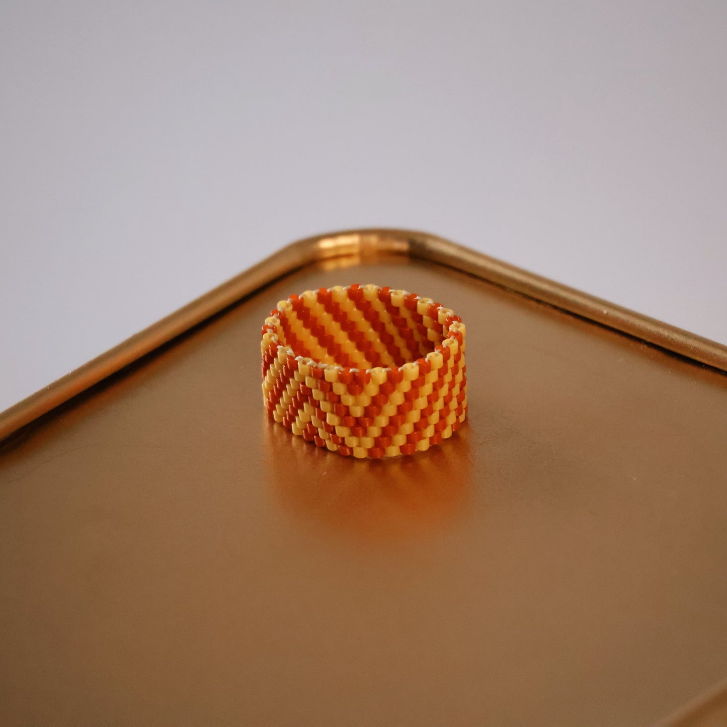 Sarah Classic Ring - Orange