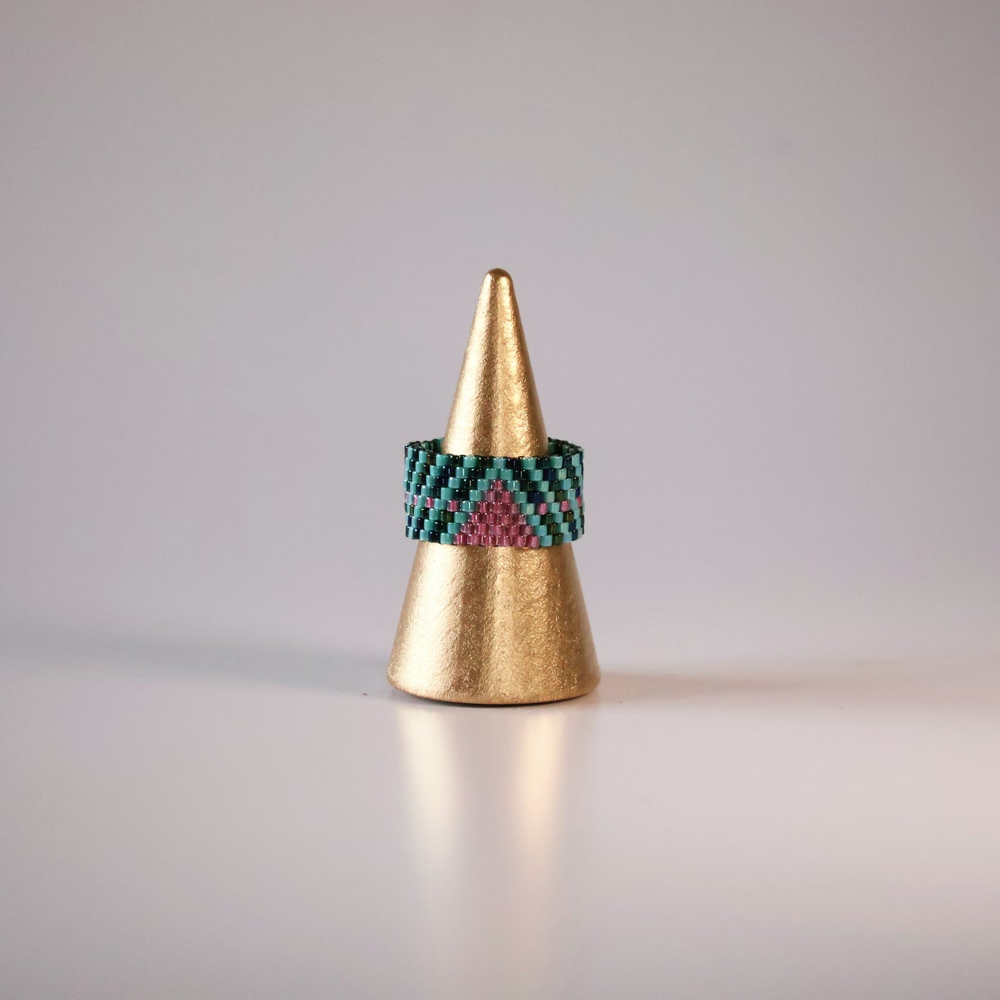 Sarah Classic Ring - Turq.