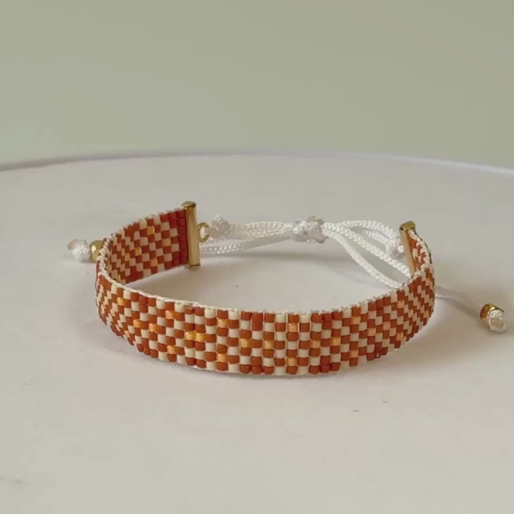 Madeleine Minimalist Bracelet - Orange
